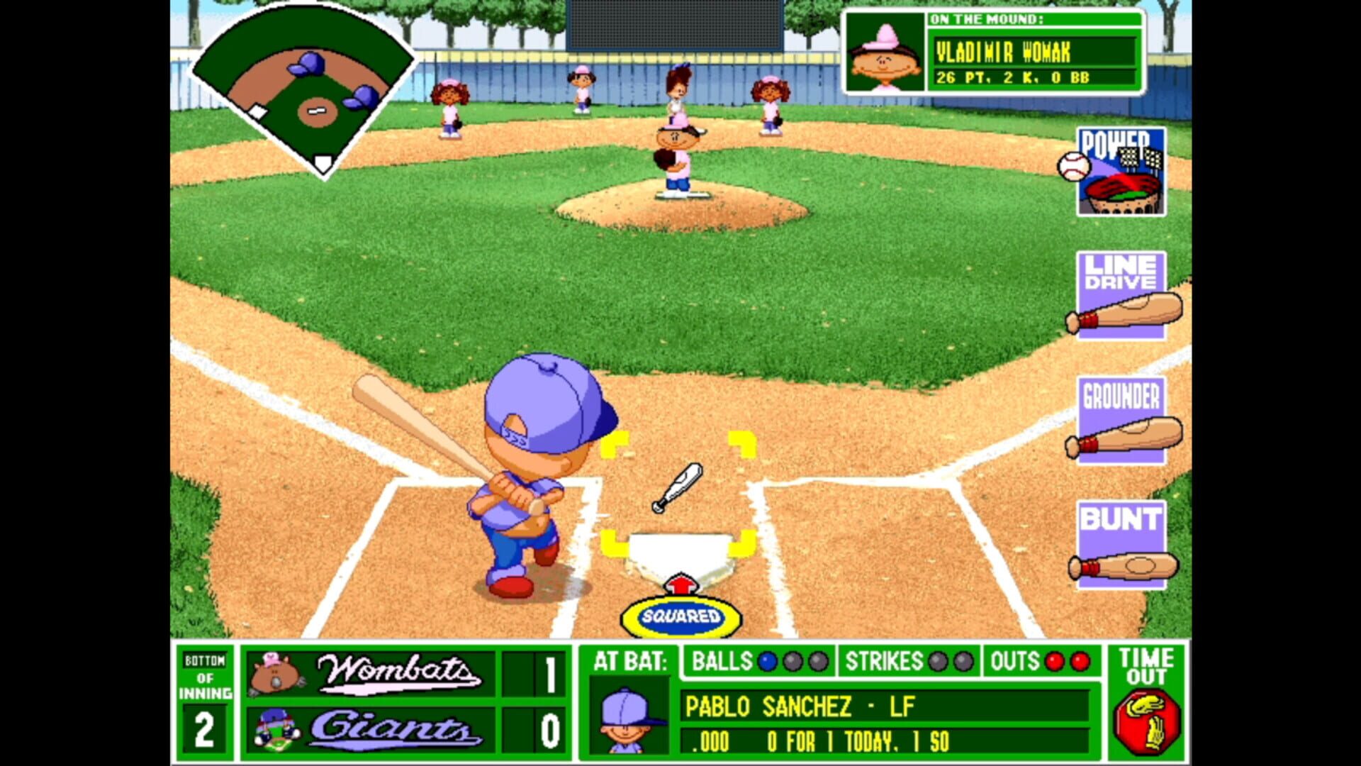 Screenshot for Backyard Baseball '97