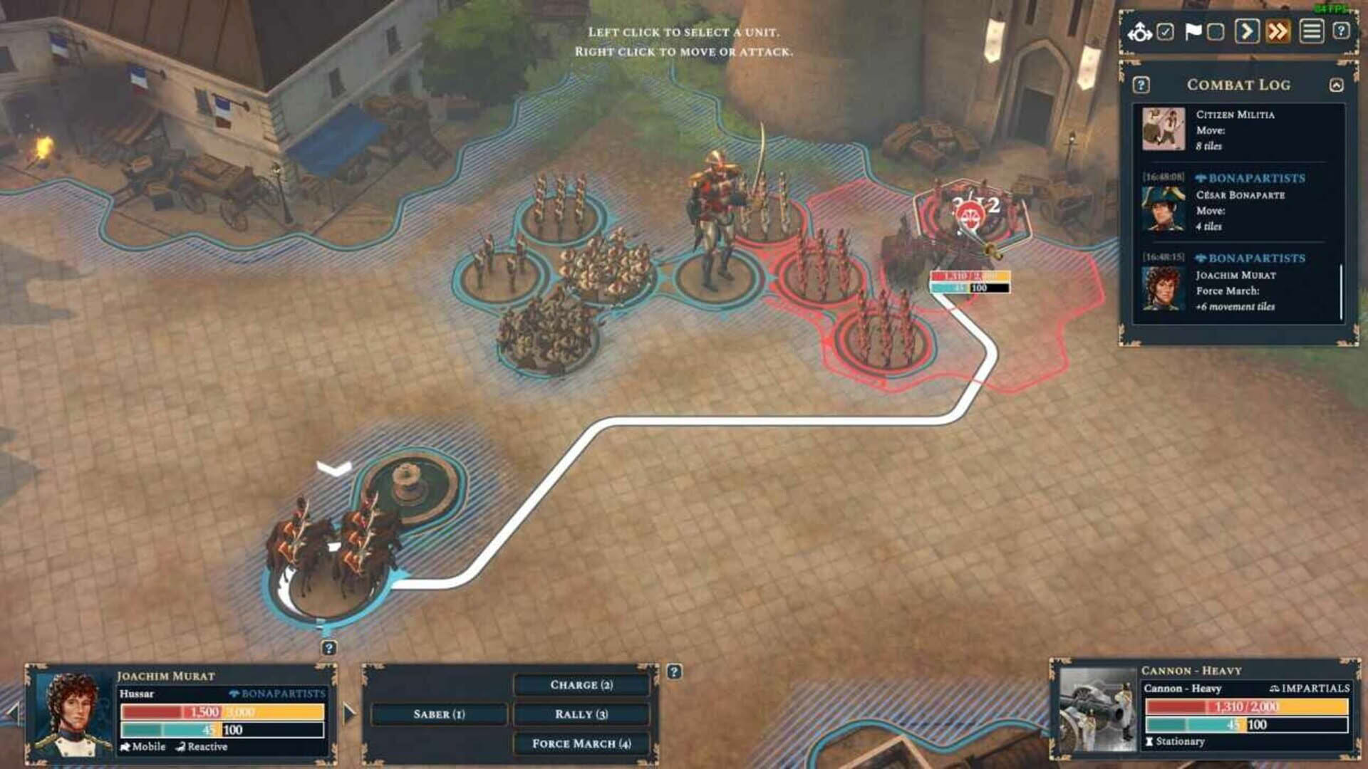 Screenshot for Bonaparte: A Mechanized Revolution