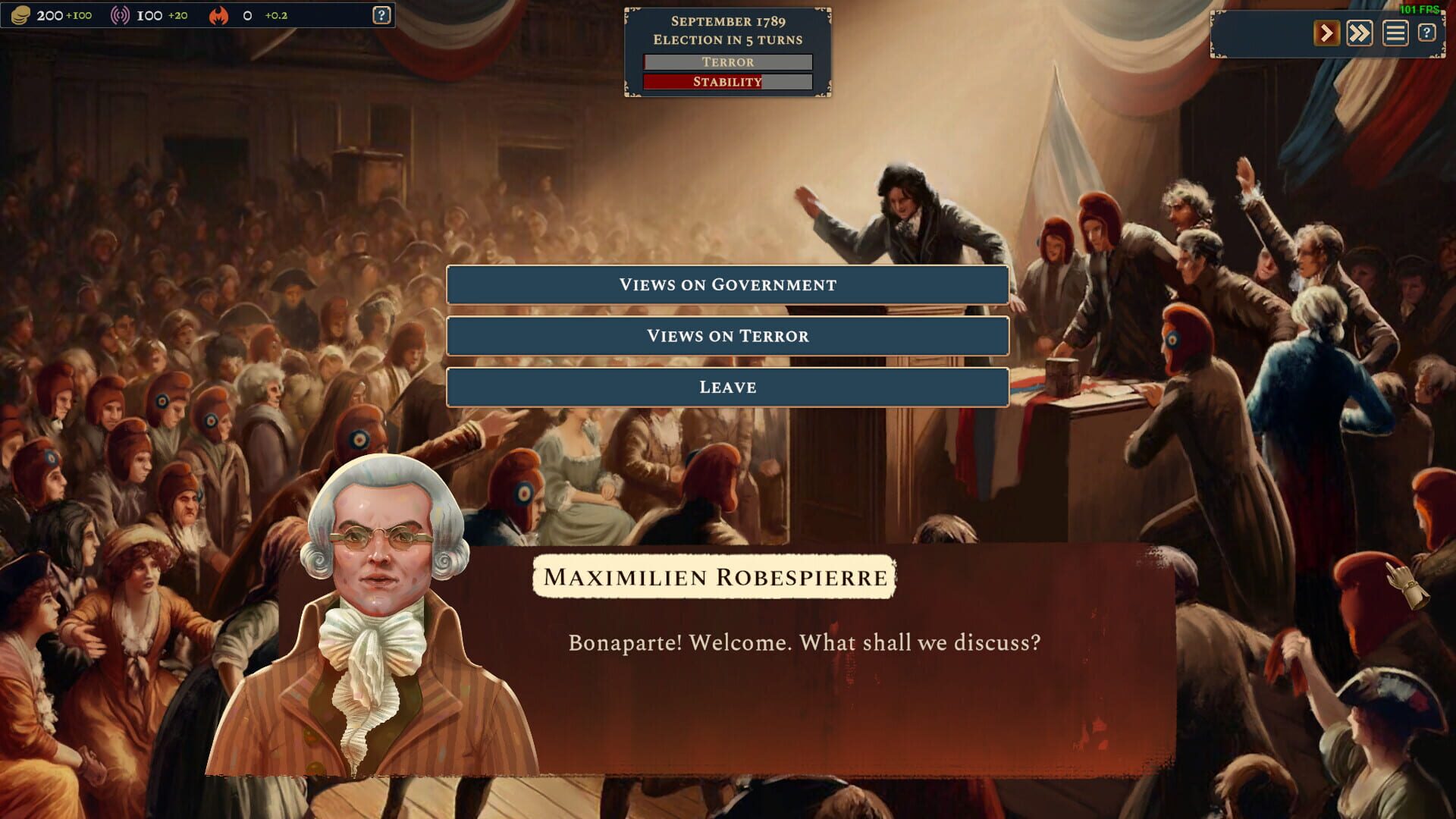 Screenshot for Bonaparte: A Mechanized Revolution