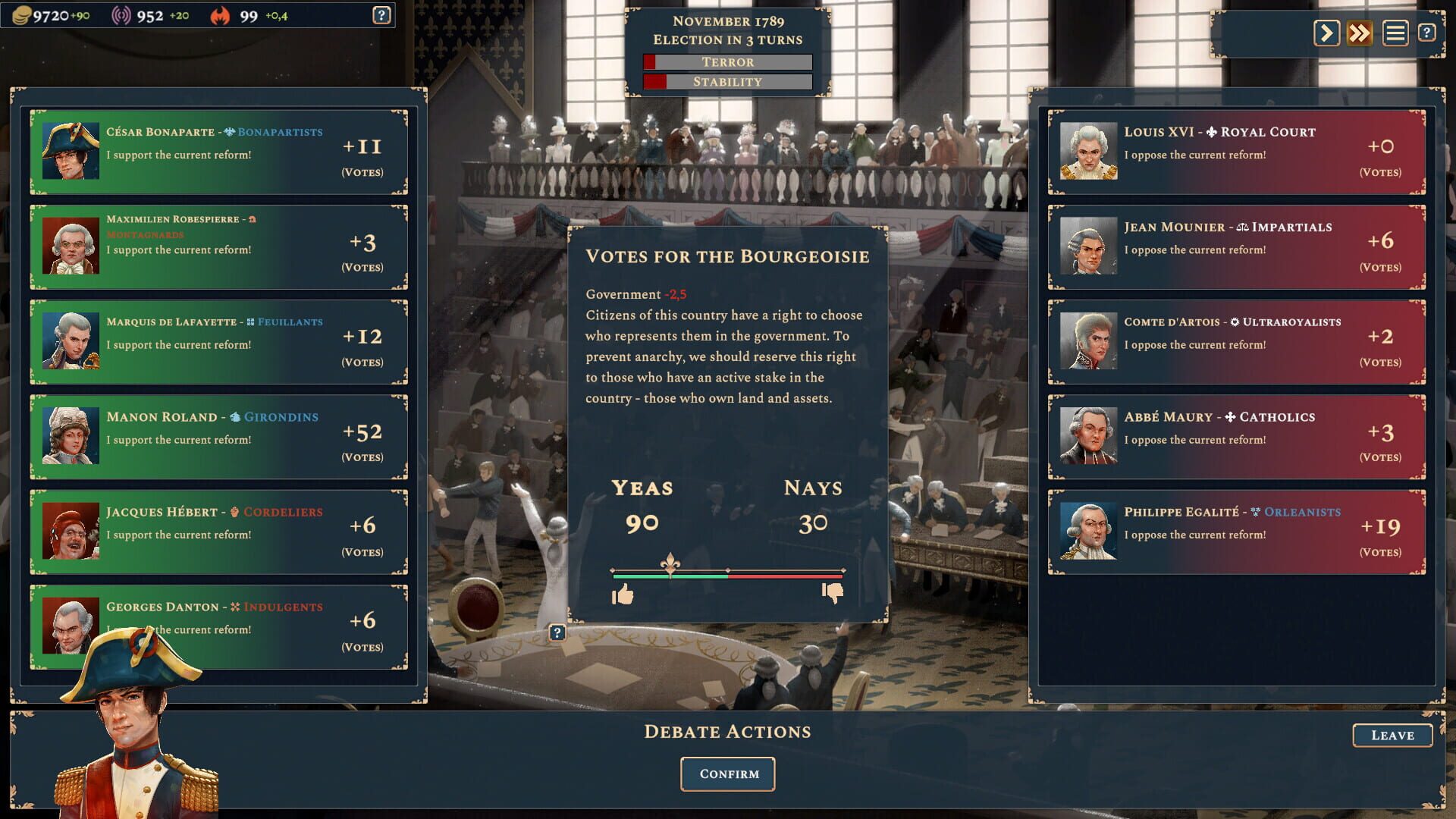 Screenshot for Bonaparte: A Mechanized Revolution