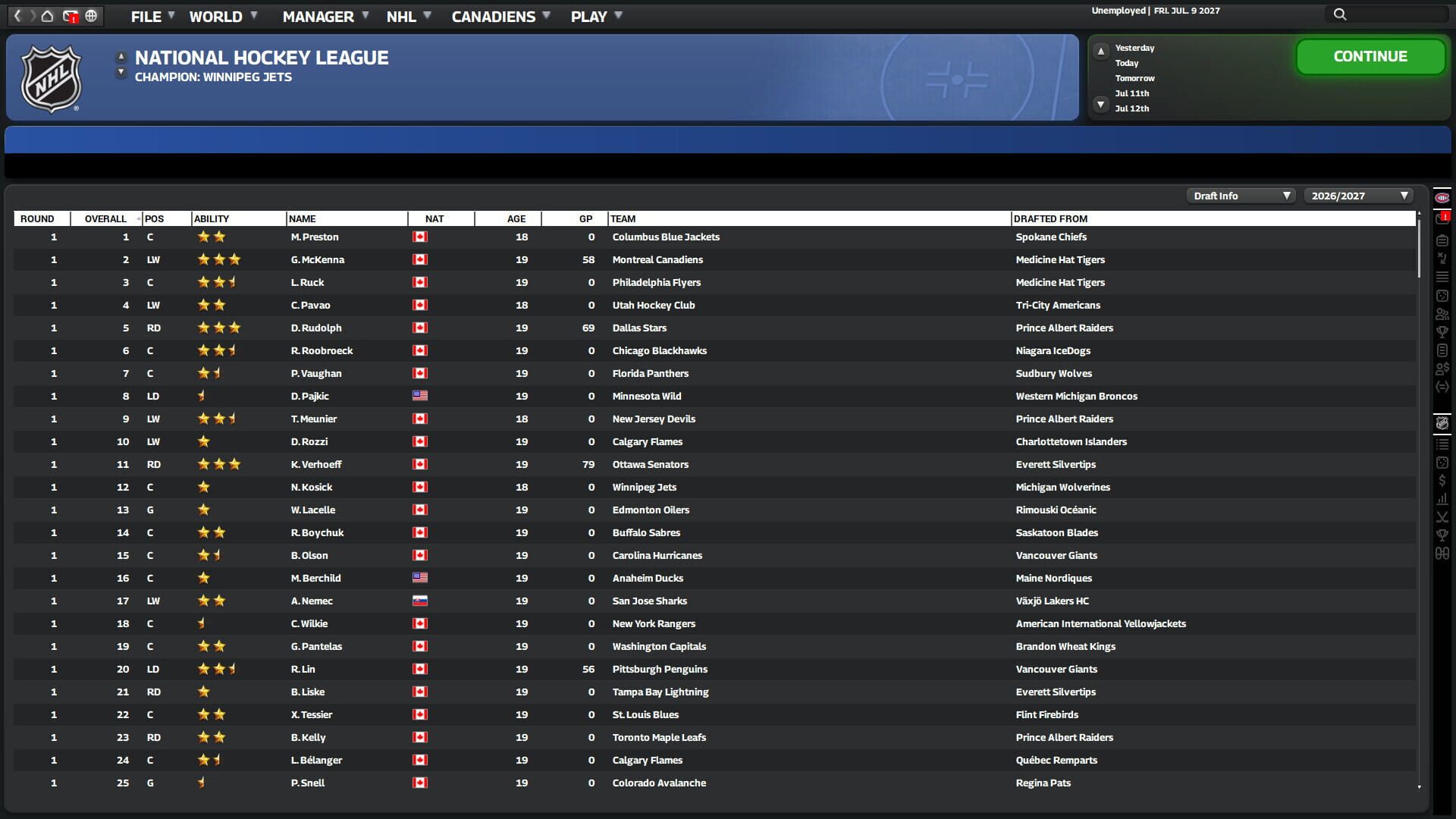 Screenshot for Franchise Hockey Manager 11