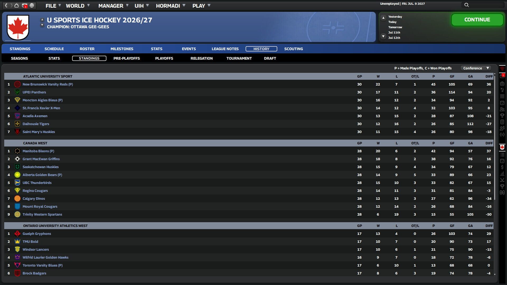 Screenshot for Franchise Hockey Manager 11