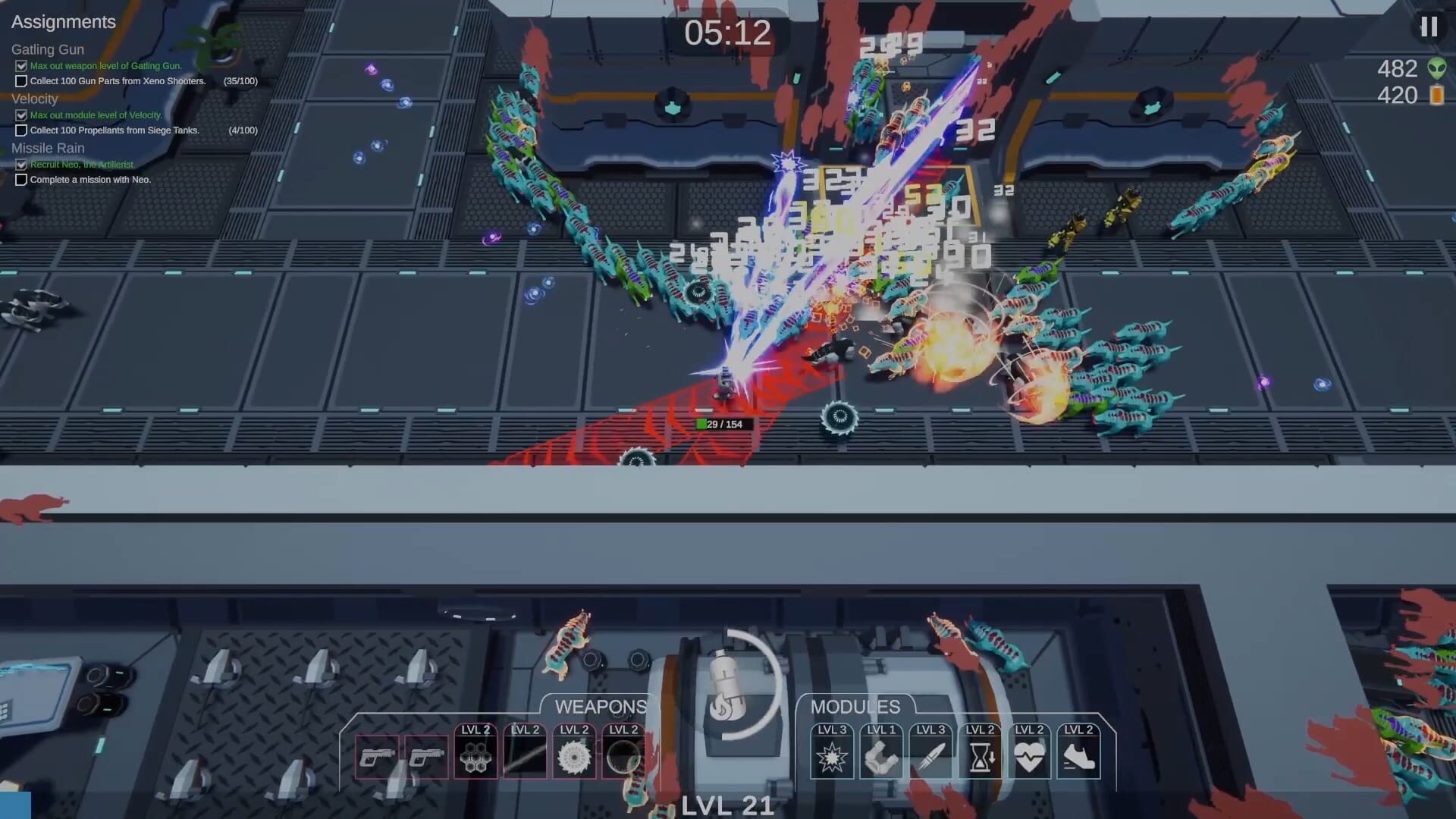 Screenshot for Defend Earth: Xenos Survivors