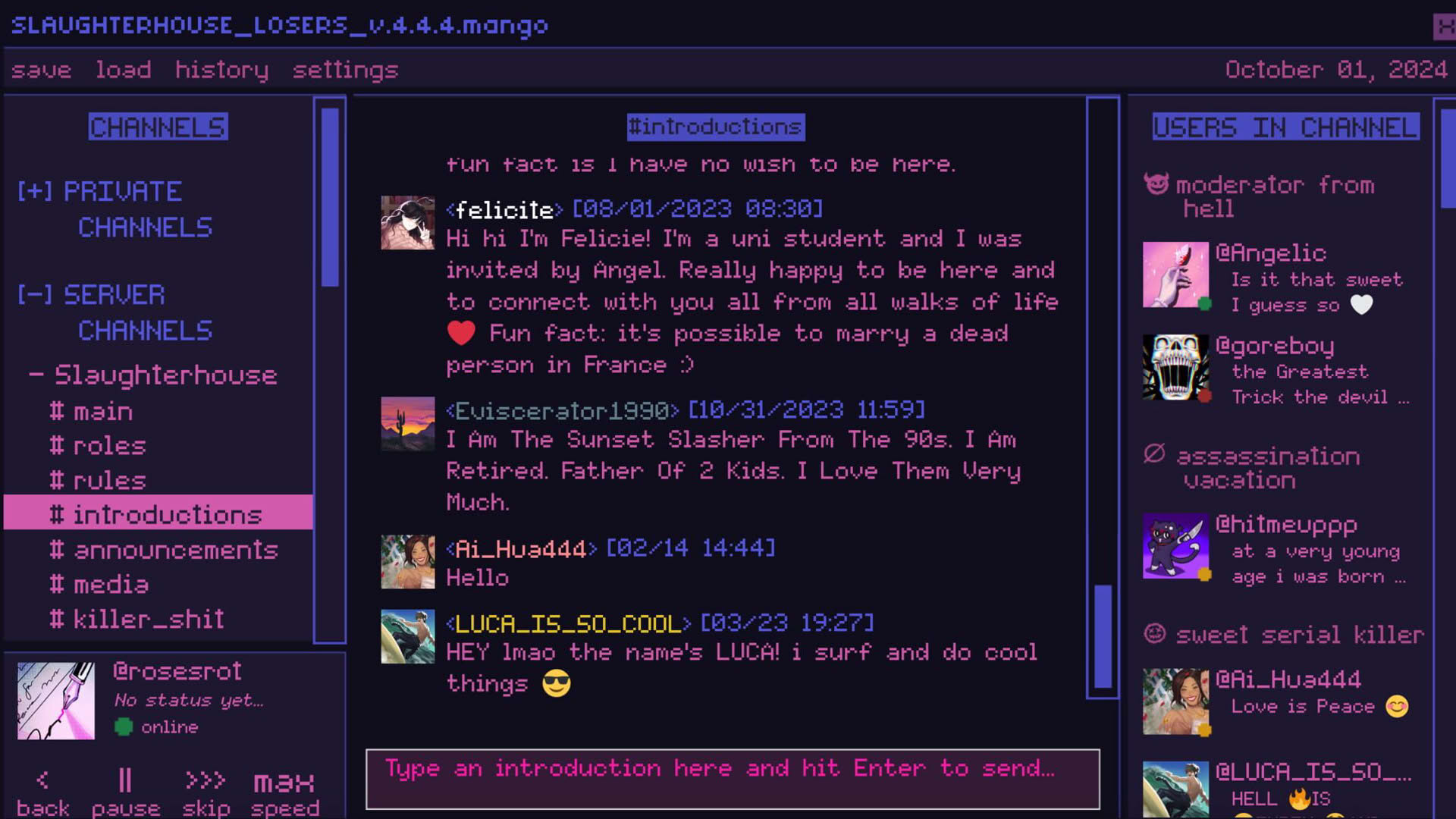 Screenshot for Killer Chat: Extended Edition