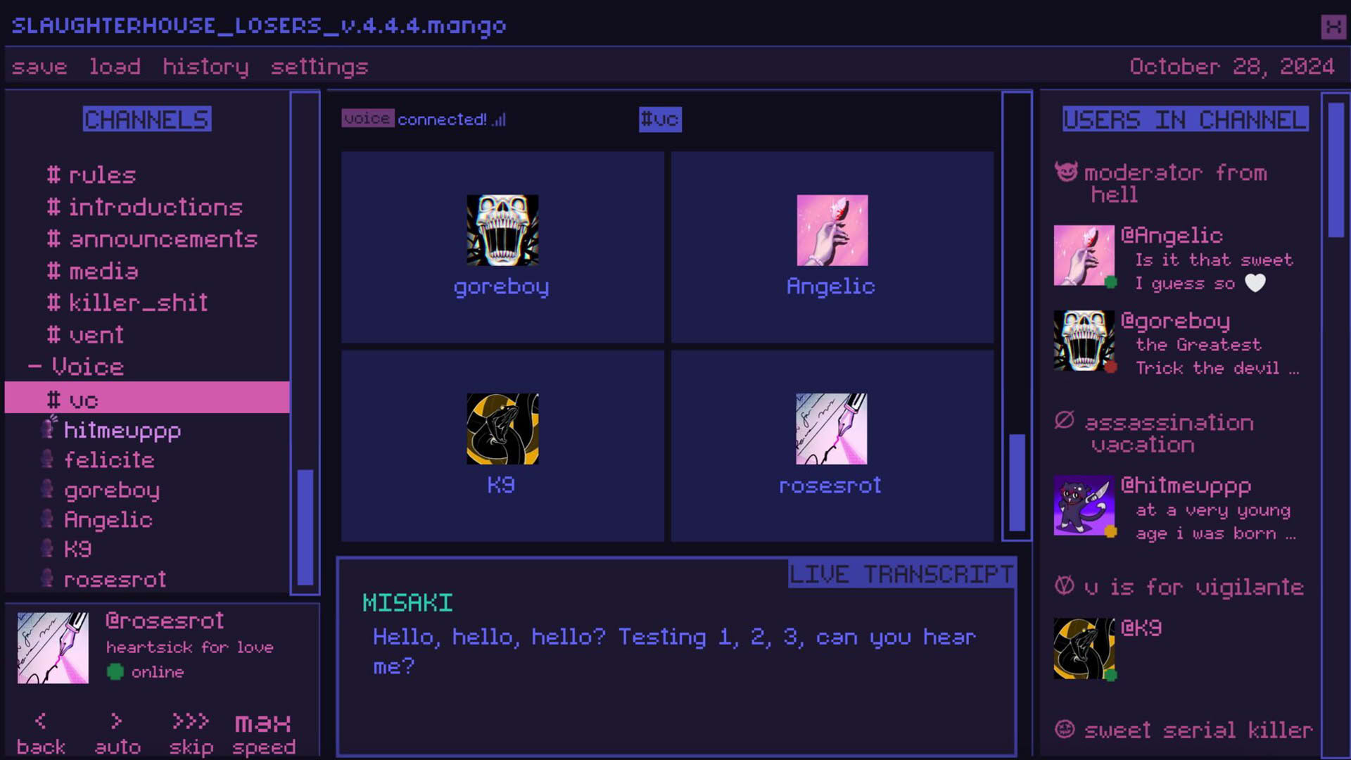 Screenshot for Killer Chat: Extended Edition