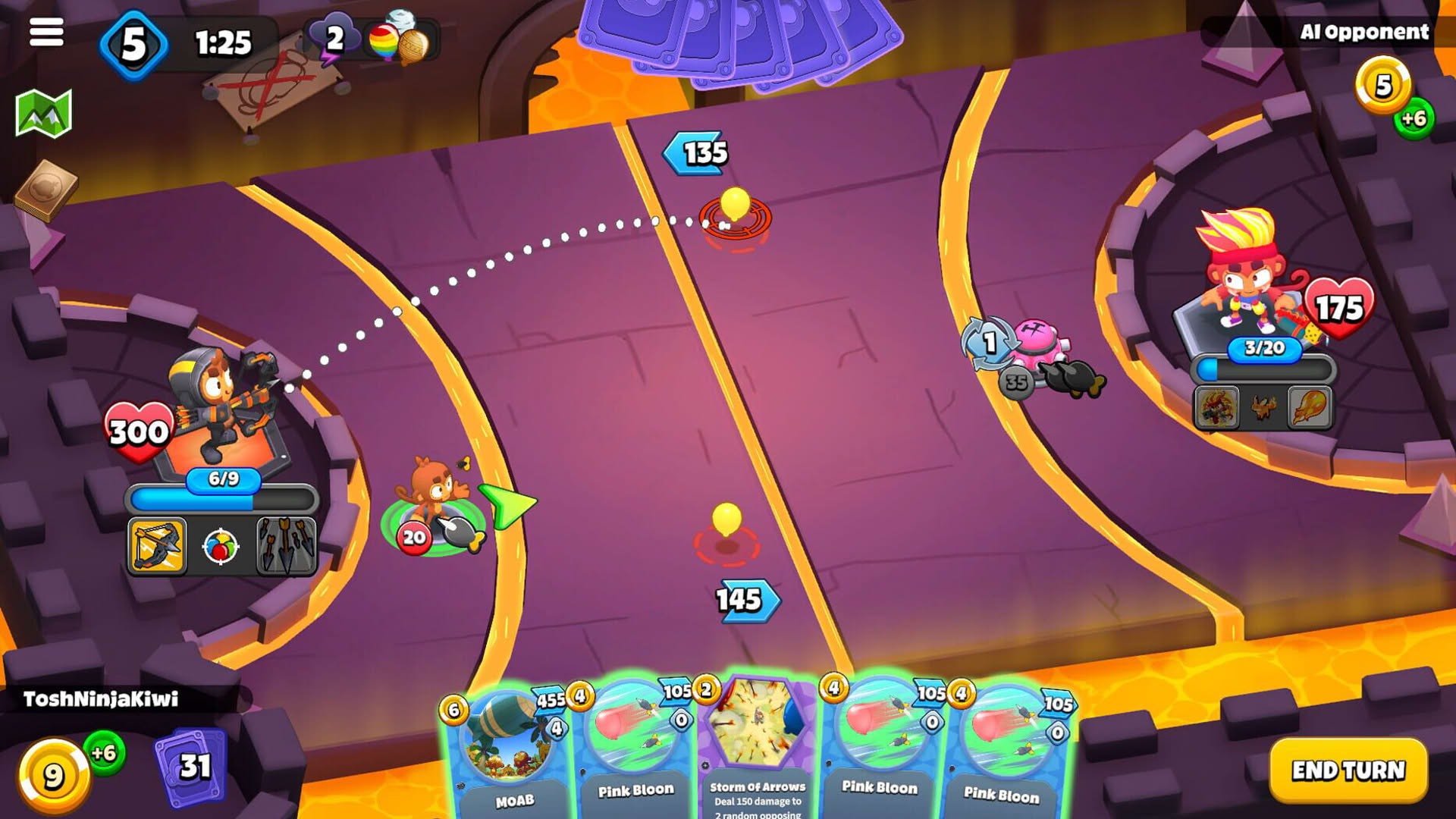 Screenshot for Bloons Card Storm