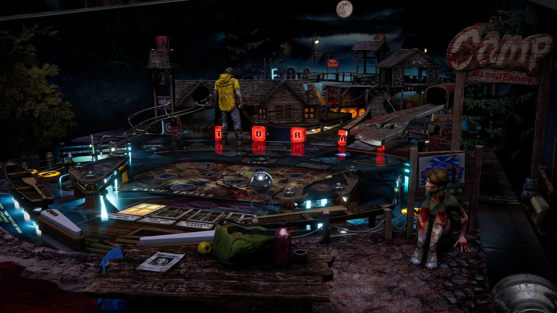 Screenshot for Pinball M: Camp Bloodbrook