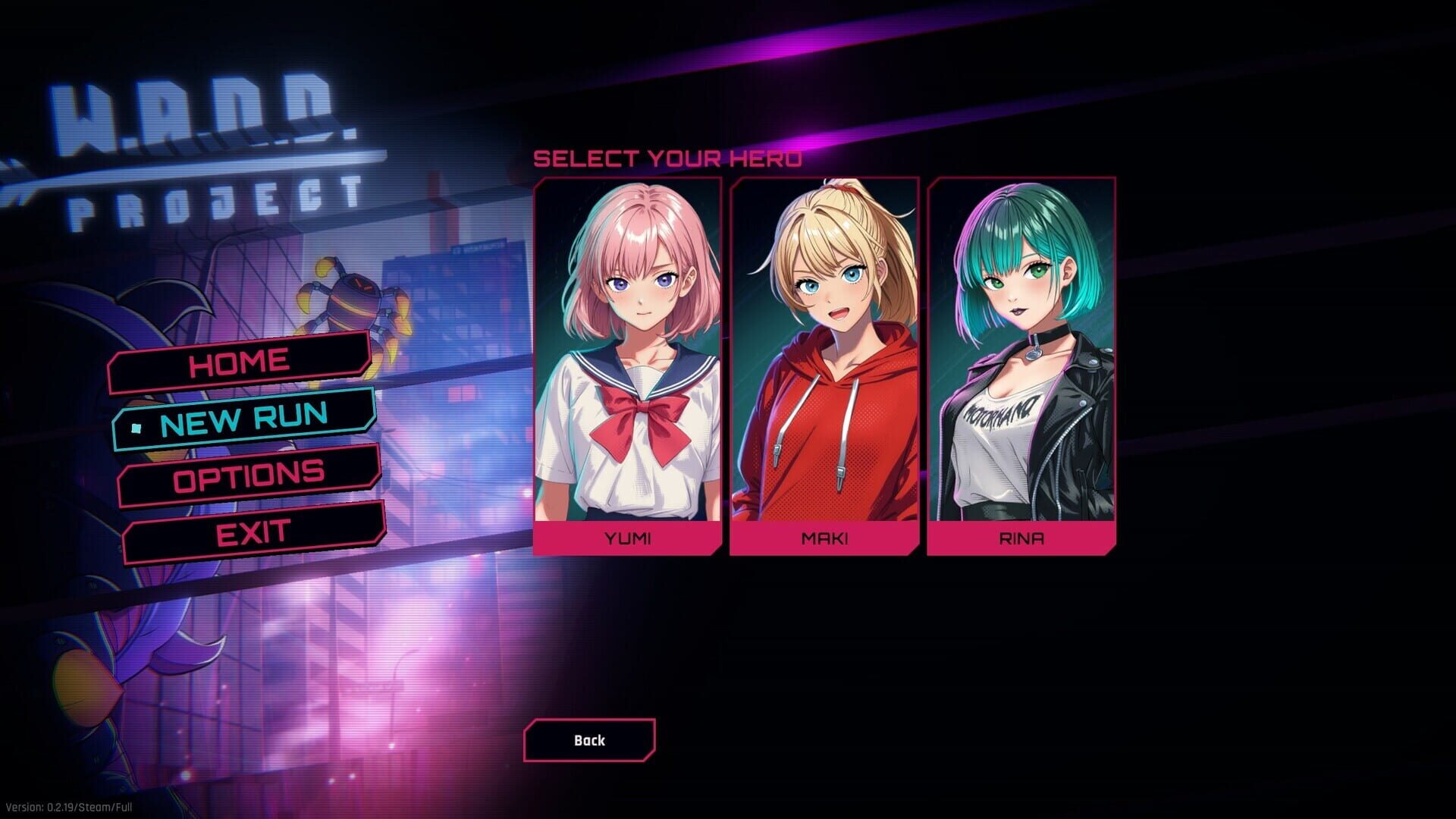 Screenshot for W.A.N.D. Project