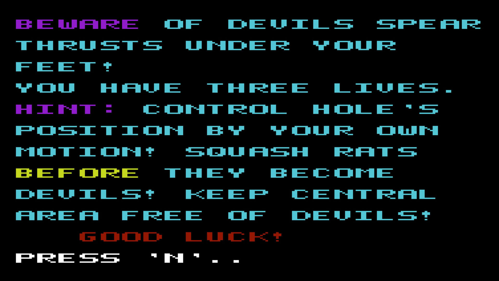 Screenshot for Ratman!