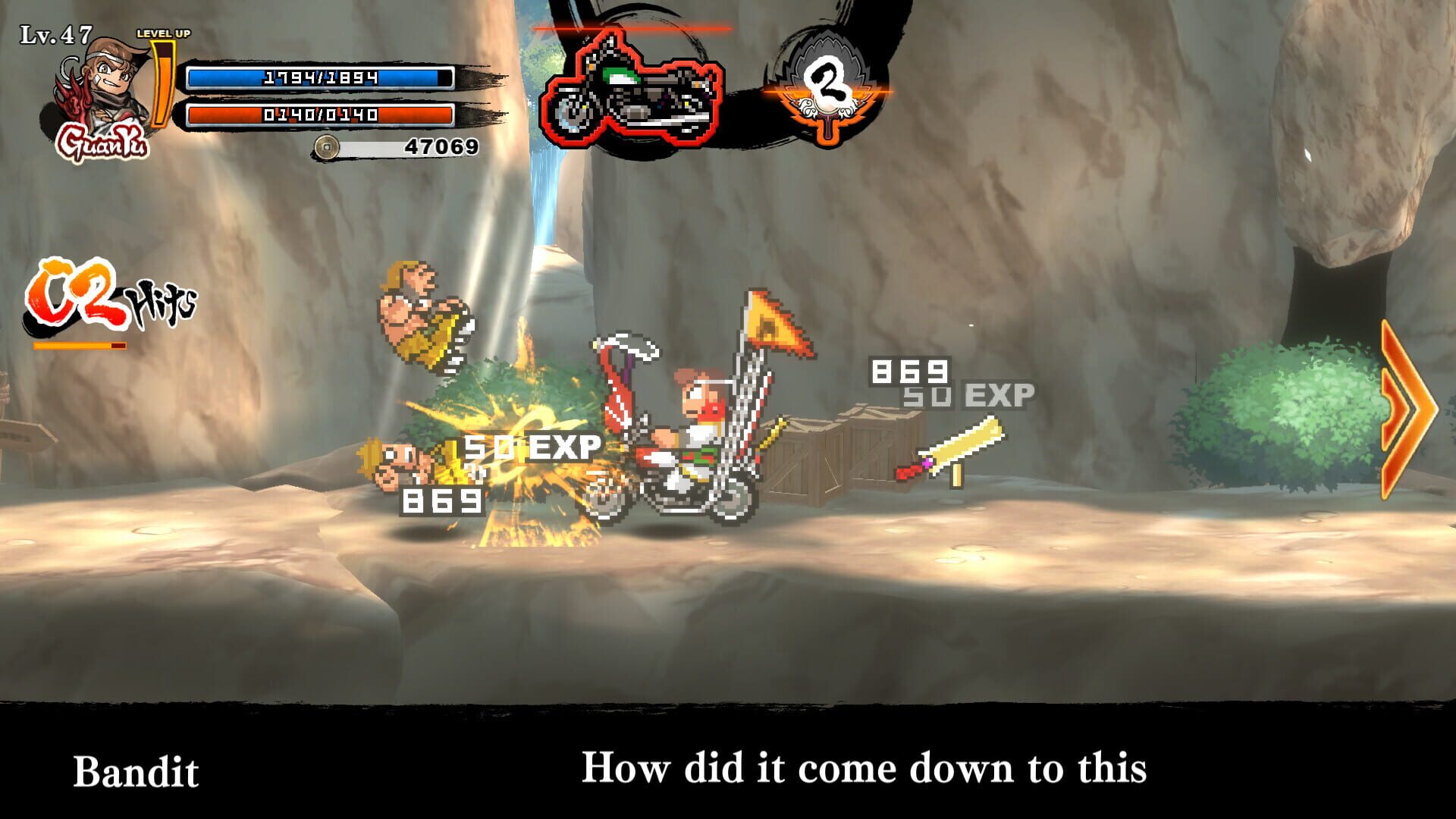 Screenshot for River City Saga: Three Kingdoms Next