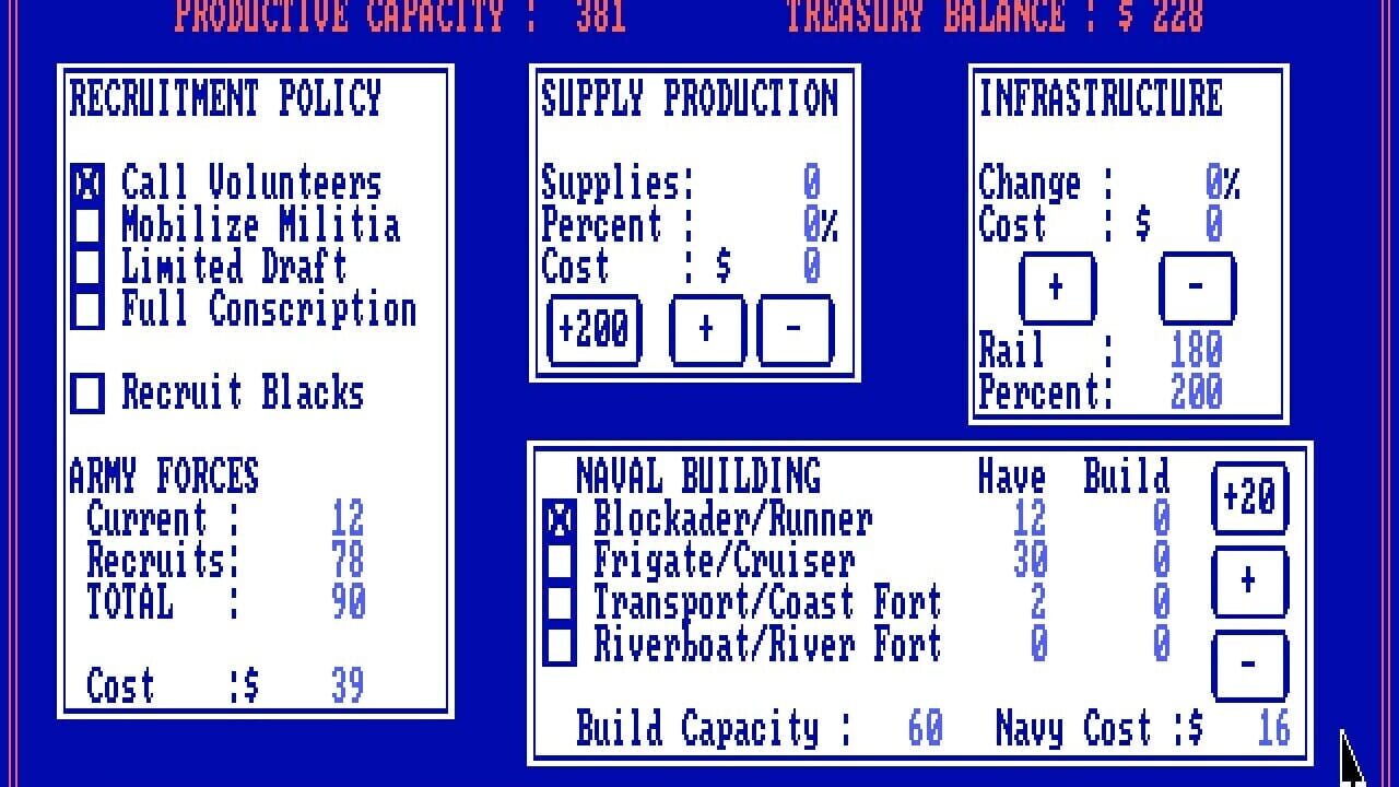 Screenshot for No Greater Glory: The American Civil War