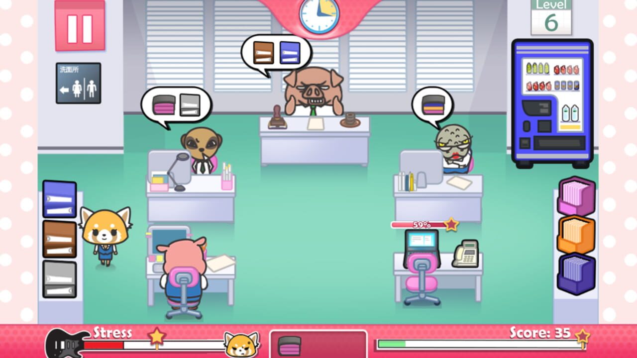 Screenshot for Aggretsuko Office Rush