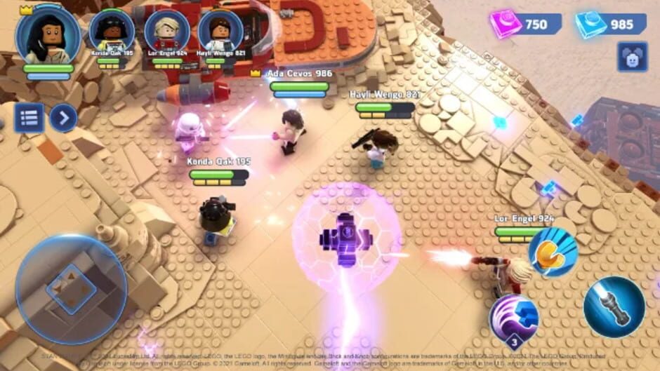 Screenshot for LEGO Star Wars: Castaways