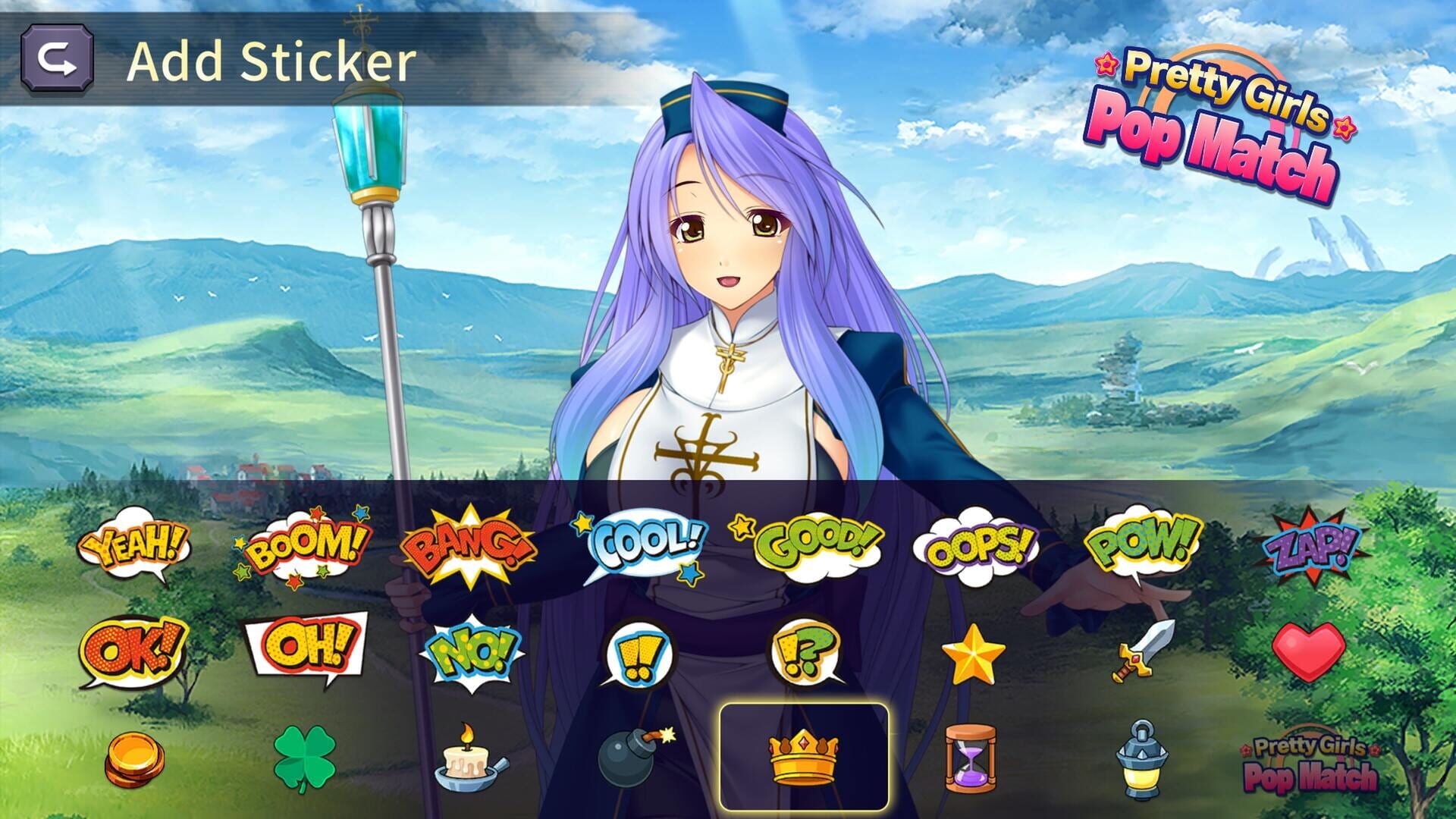 Screenshot for Pretty Girls Pop Match