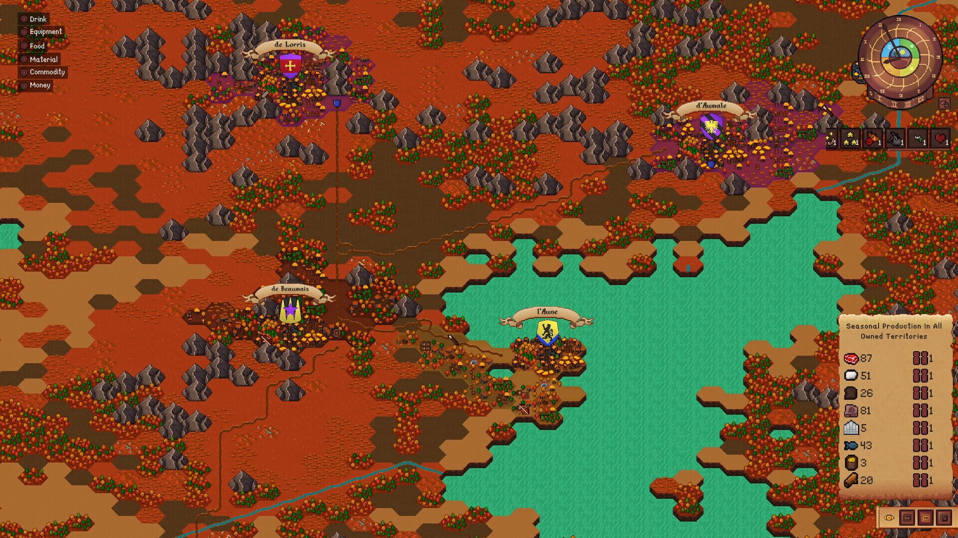 Screenshot for Lords & Villeins: The Great Houses
