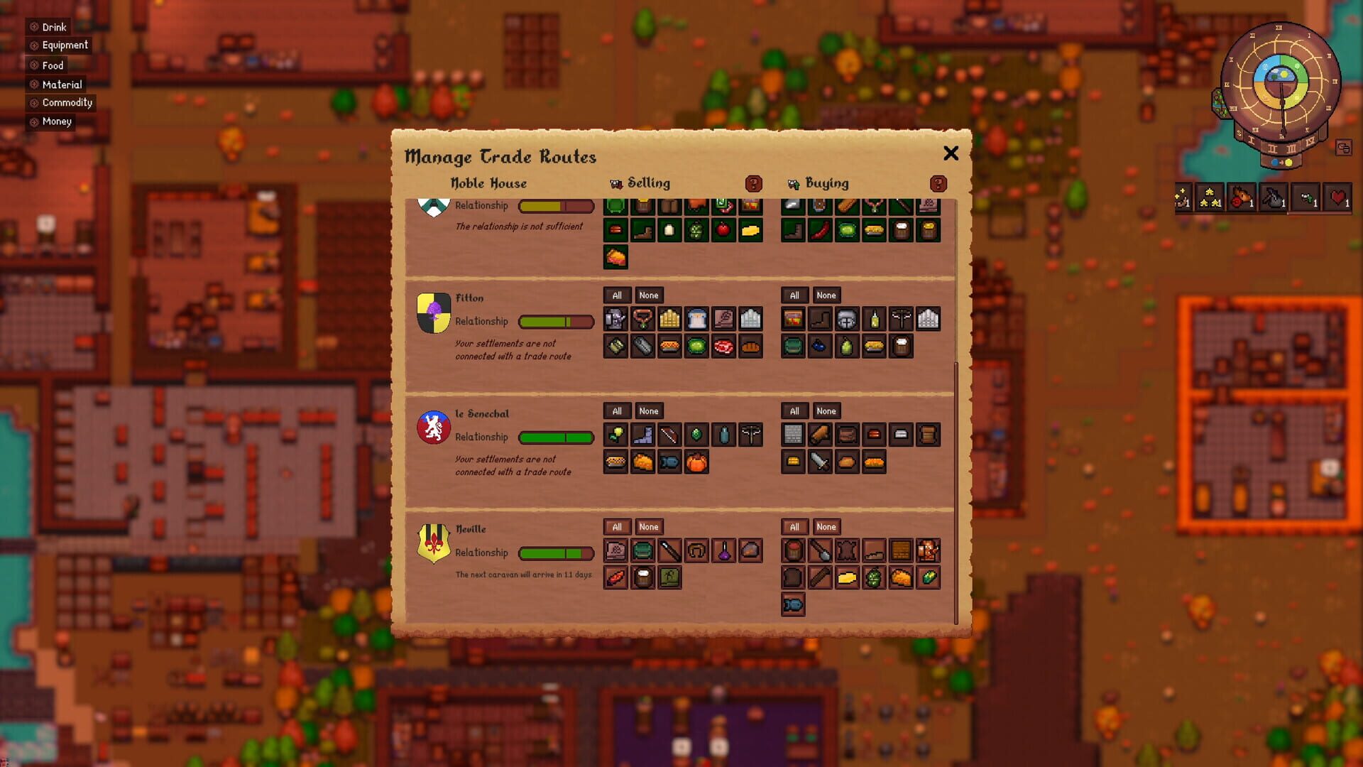 Screenshot for Lords & Villeins: The Great Houses