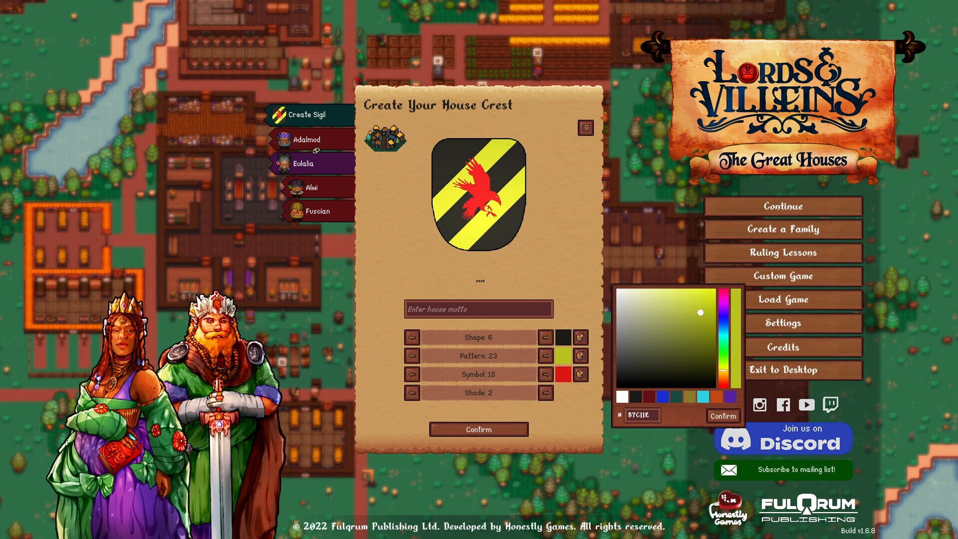 Screenshot for Lords & Villeins: The Great Houses