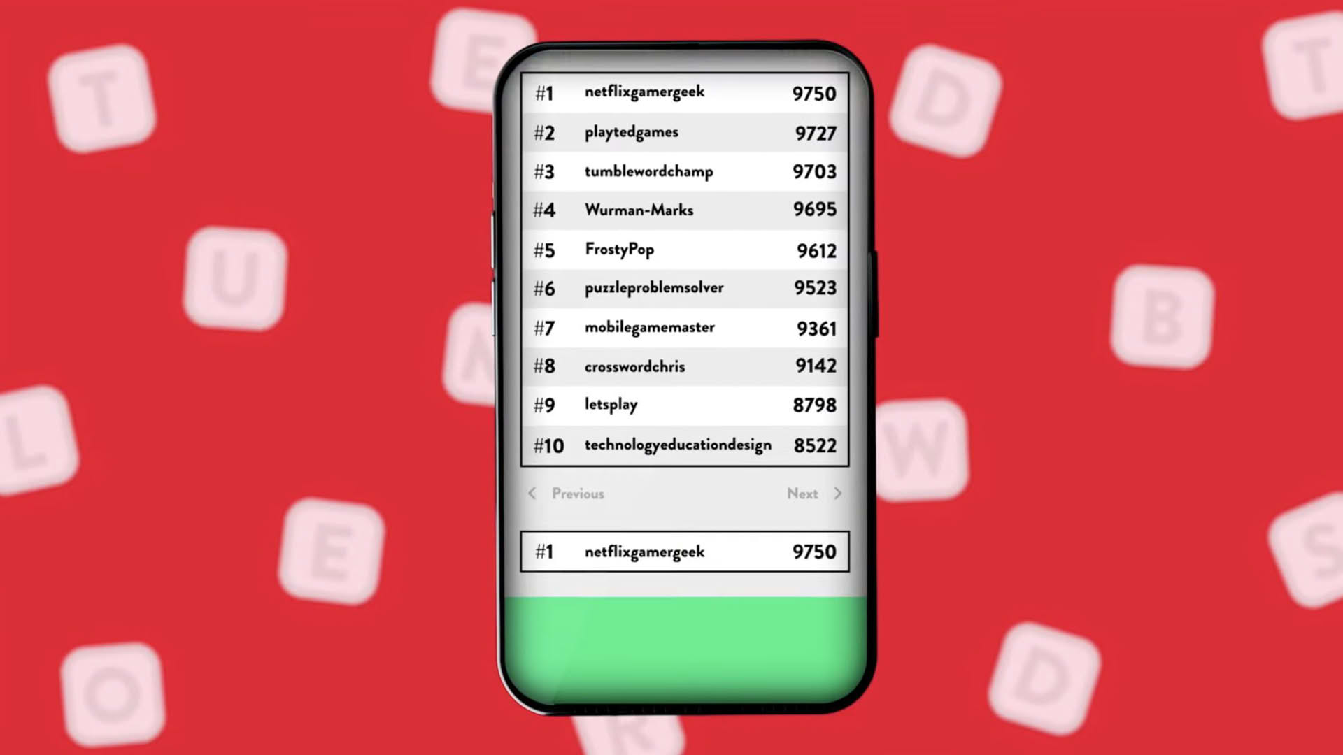 Screenshot for TED Tumblewords