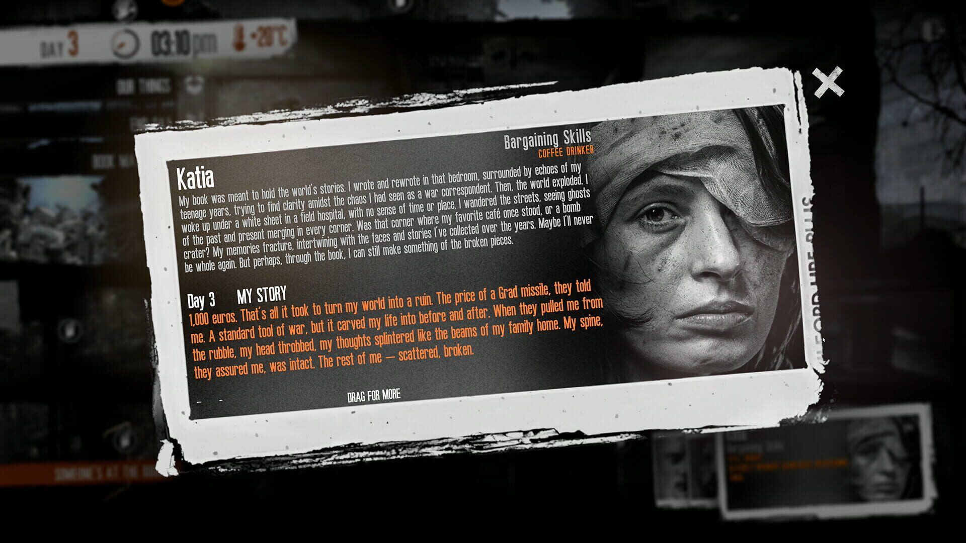 Screenshot for This War of Mine: Forget Celebrations
