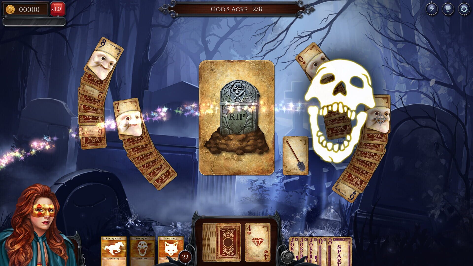 Screenshot for Shadowhand Solitaire