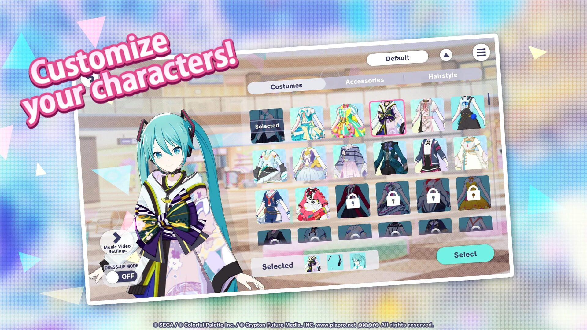 Screenshot for Hatsune Miku: Colorful Stage!
