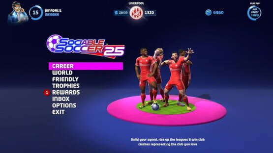 Screenshot for Sociable Soccer 25