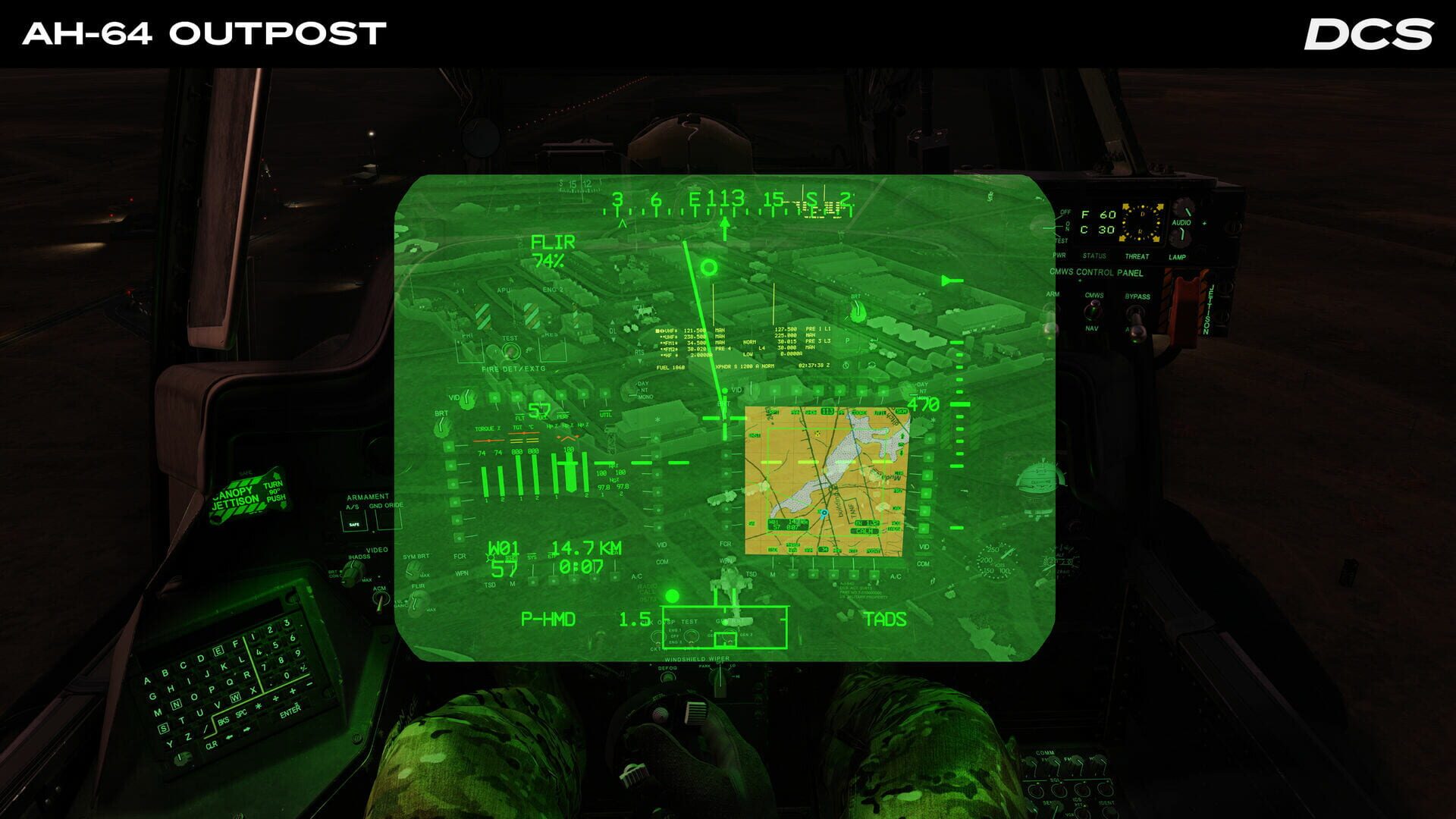 Screenshot for DCS World: AH-64D Outpost Campaign by Stone Sky