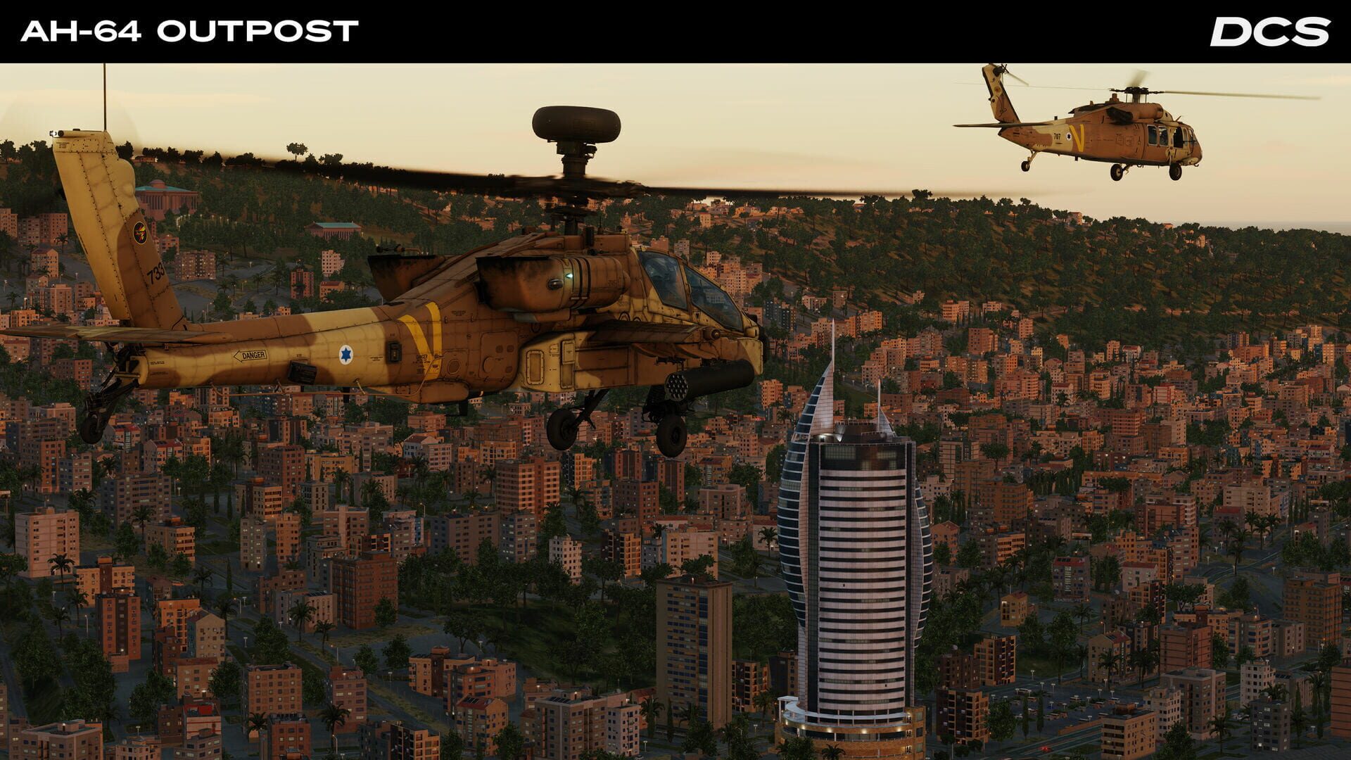 Screenshot for DCS World: AH-64D Outpost Campaign by Stone Sky