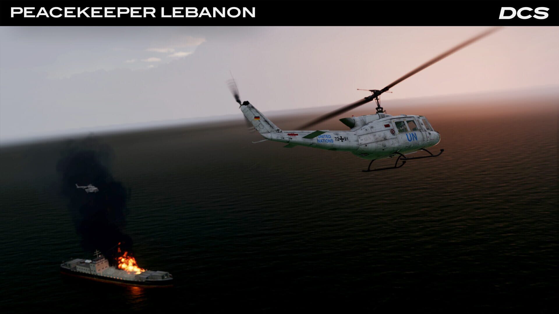 Screenshot for DCS World: UH-1H Peacekeeper Lebanon Campaign by Flying Cyking
