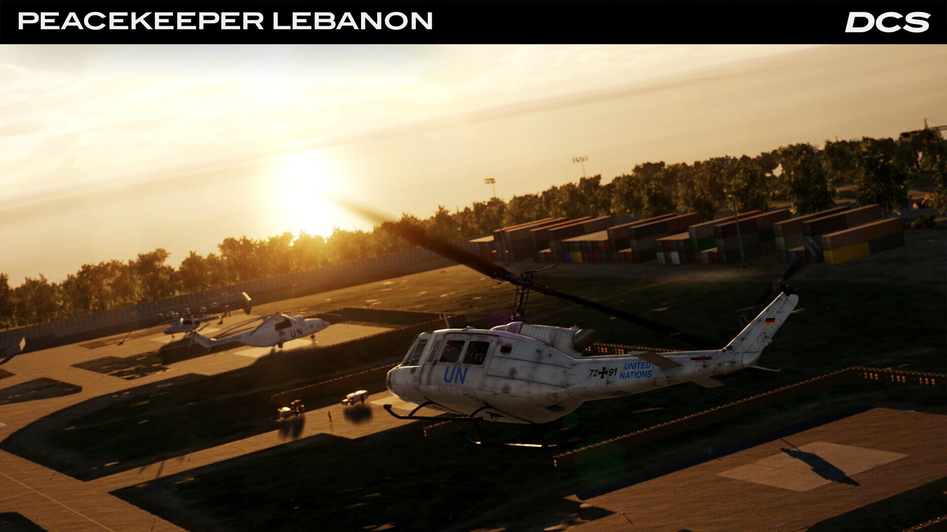Screenshot for DCS World: UH-1H Peacekeeper Lebanon Campaign by Flying Cyking