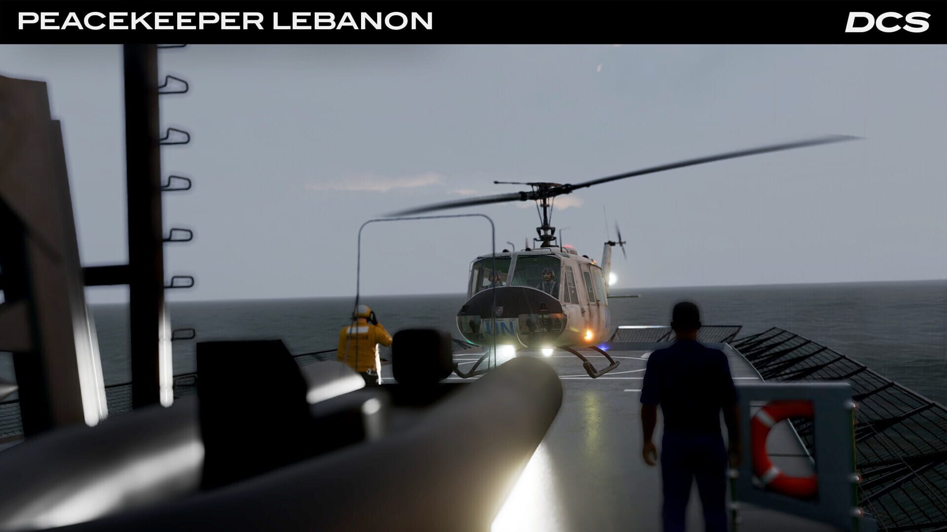 Screenshot for DCS World: UH-1H Peacekeeper Lebanon Campaign by Flying Cyking