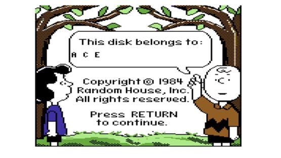 Screenshot for Charlie Brown's ABC's