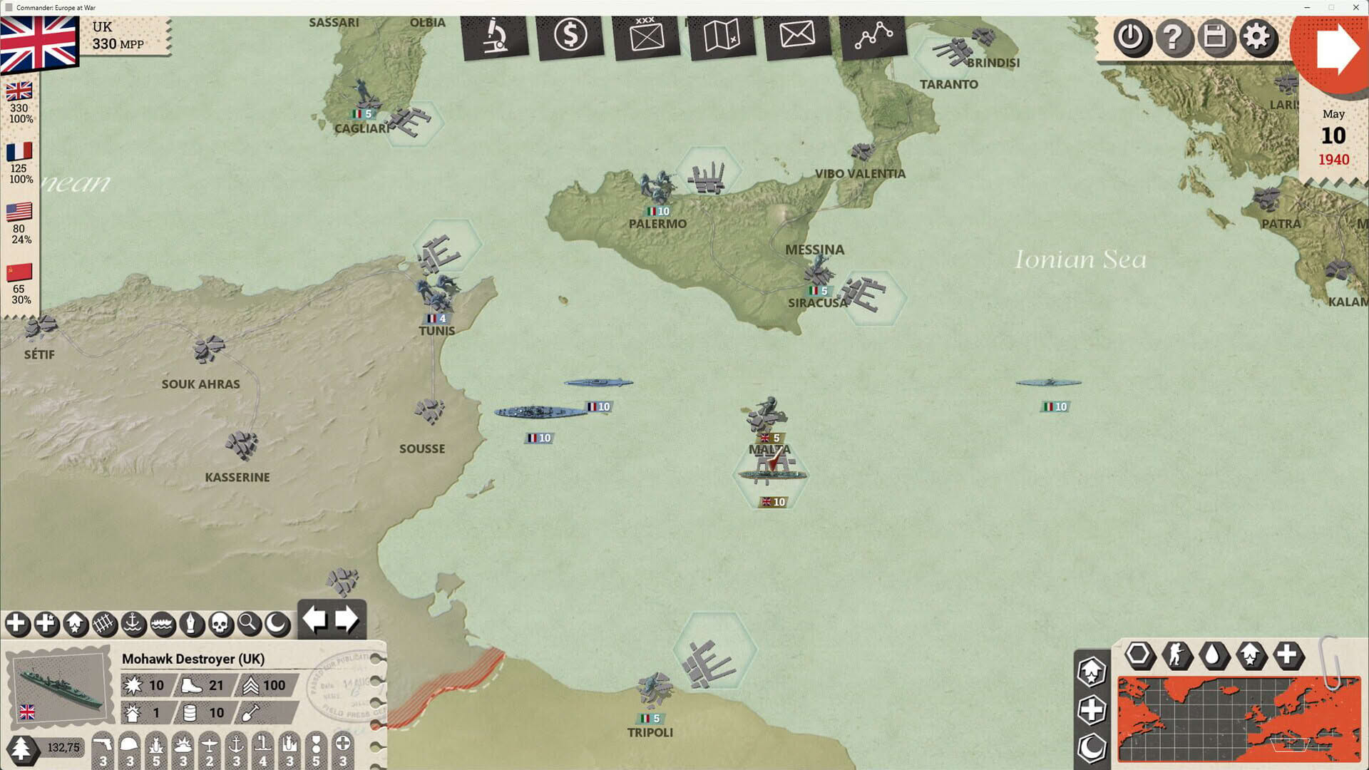 Screenshot for Commander: Europe at War