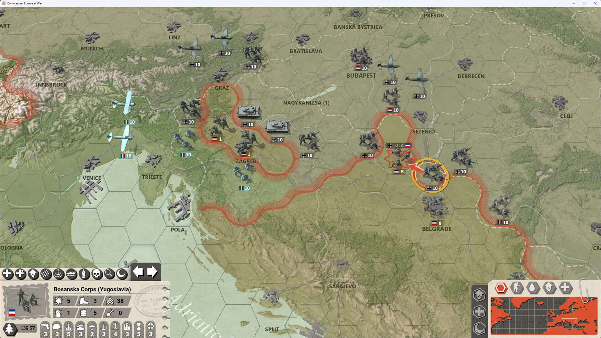 Screenshot for Commander: Europe at War