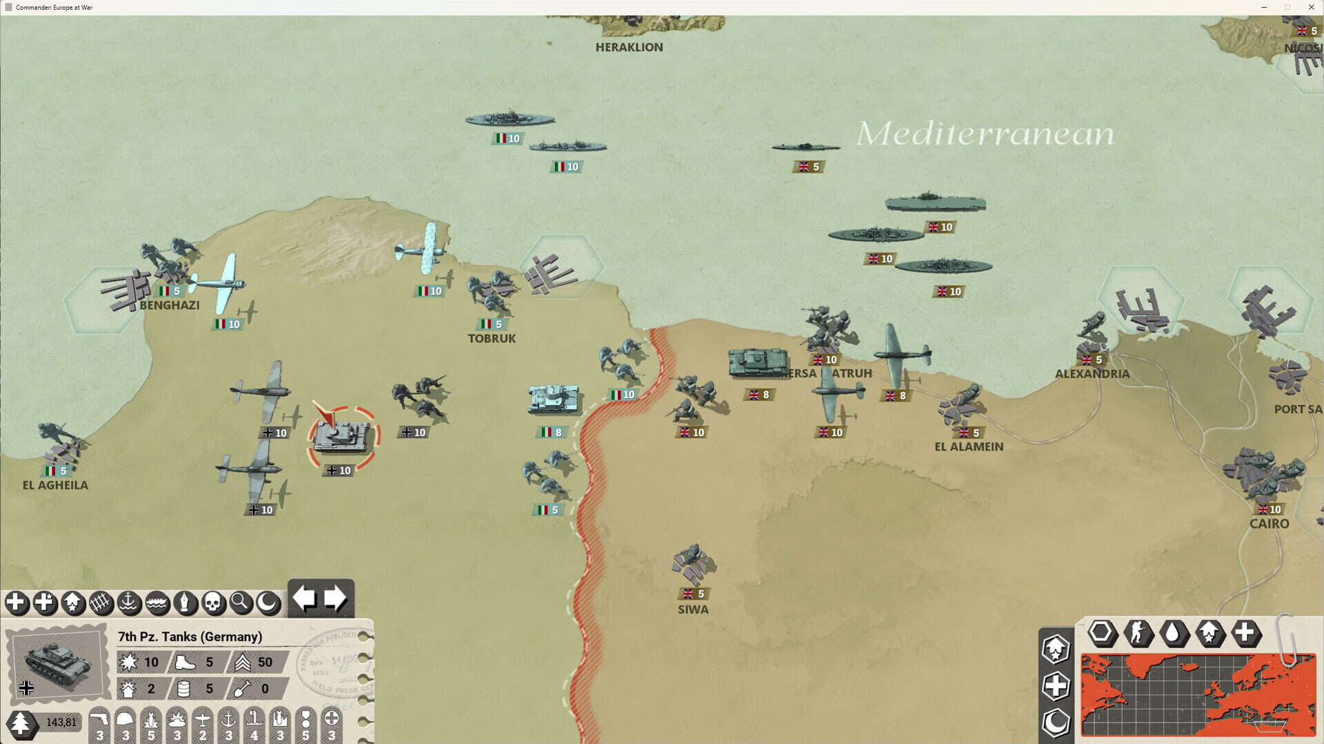 Screenshot for Commander: Europe at War