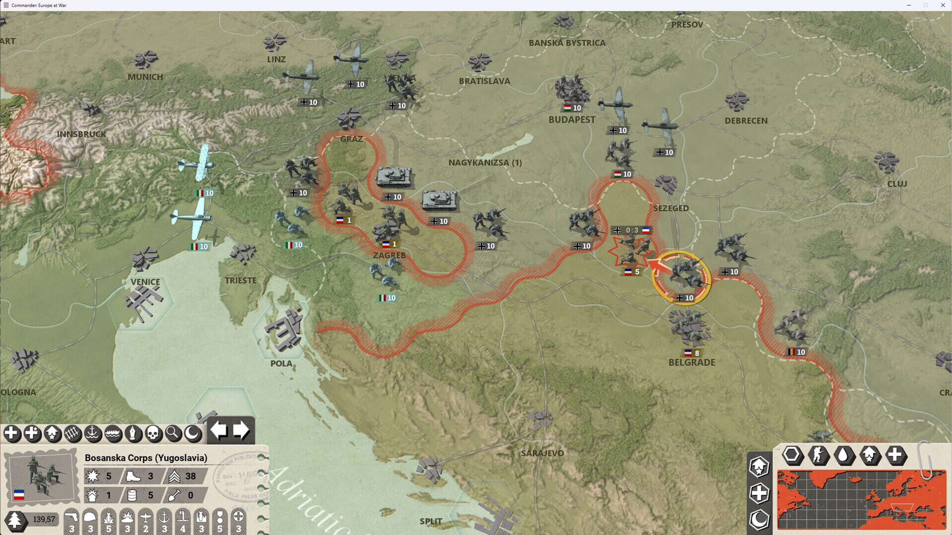 Screenshot for Commander: Europe at War