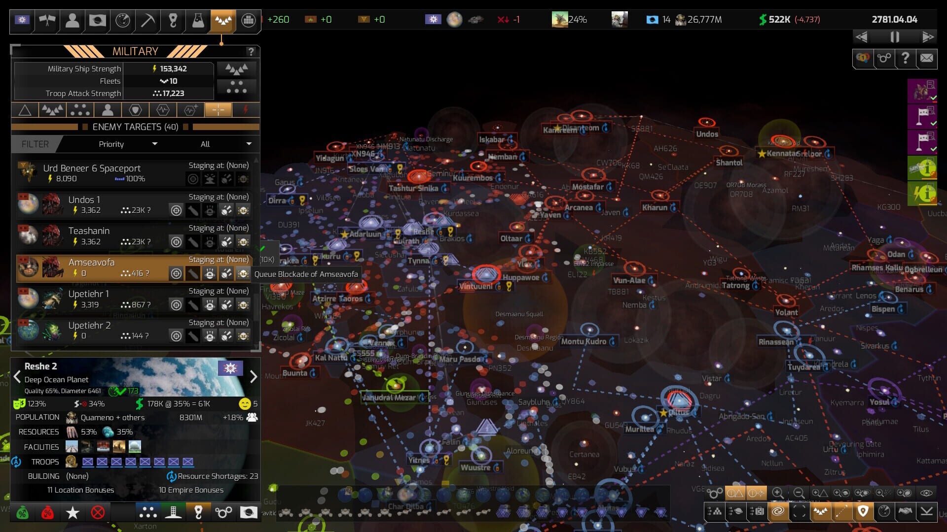 Screenshot for Distant Worlds 2: Return of the Shakturi