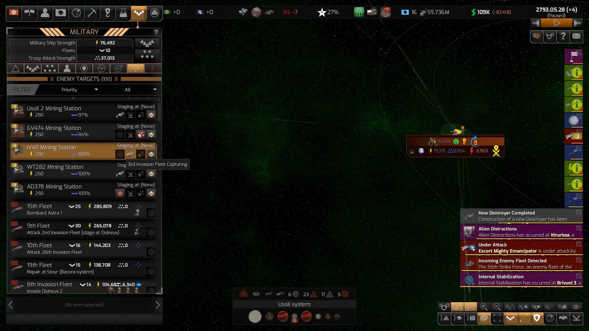 Screenshot for Distant Worlds 2: Return of the Shakturi