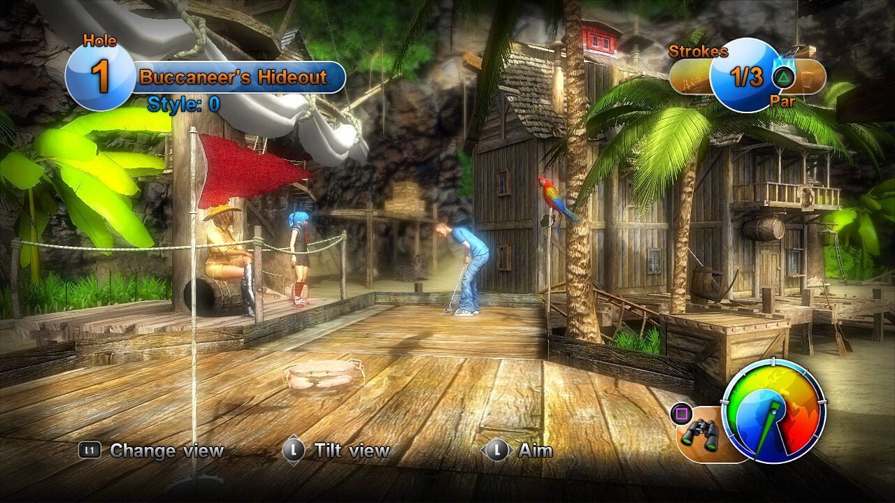 Screenshot for Planet Minigolf: Stronghold Island
