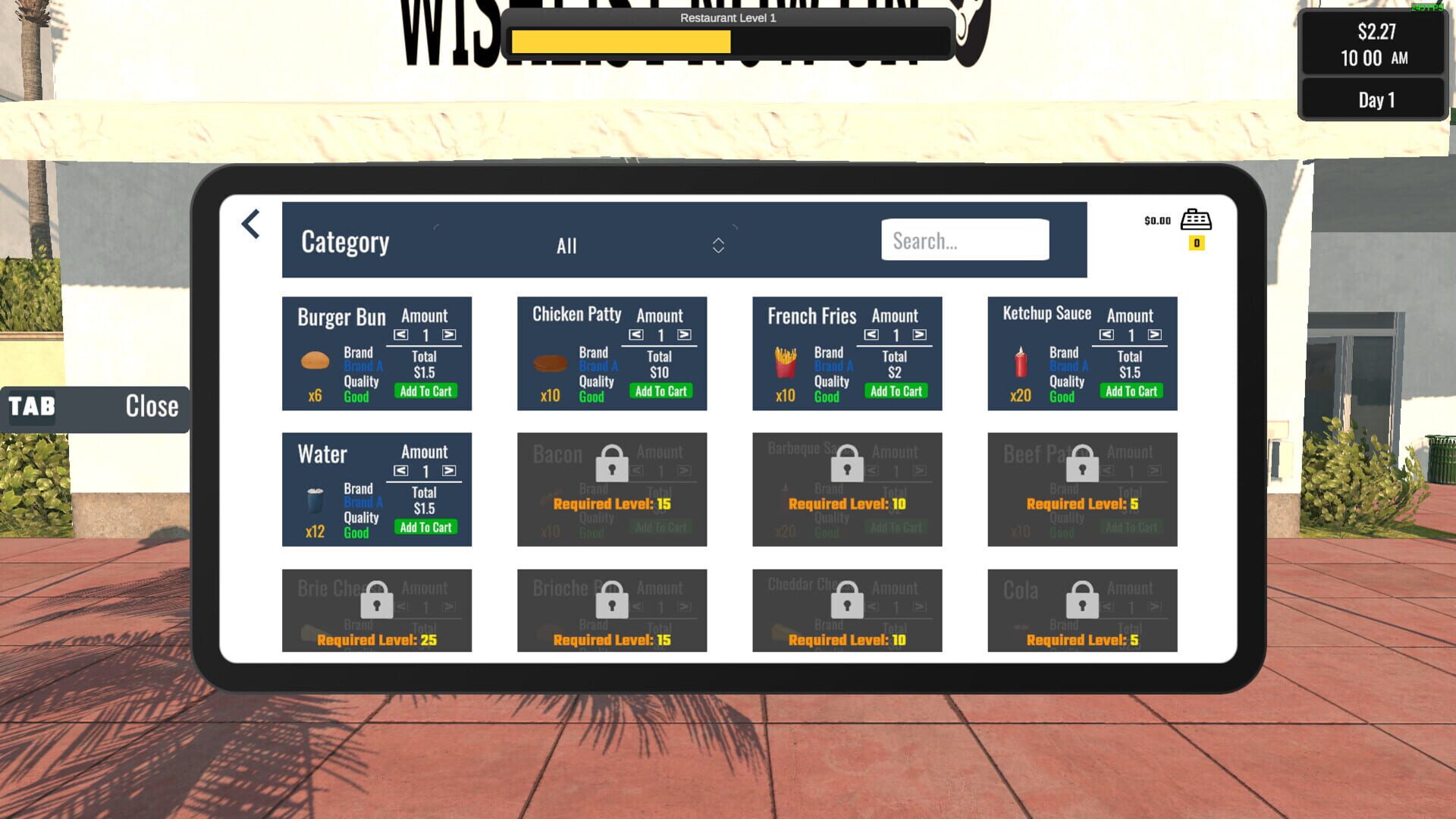 Screenshot for Restaurant Owner: A Restaurant Simulator