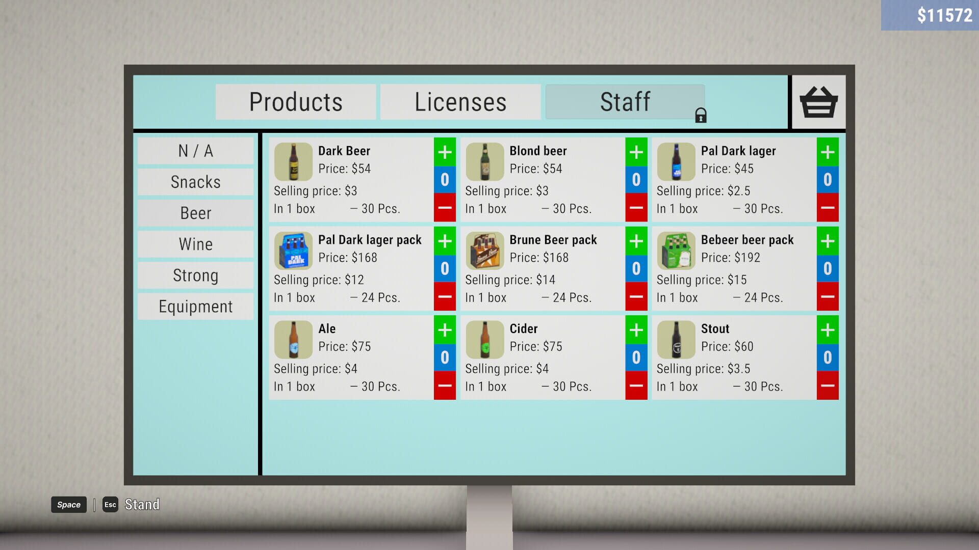 Screenshot for Liquor Store Simulator
