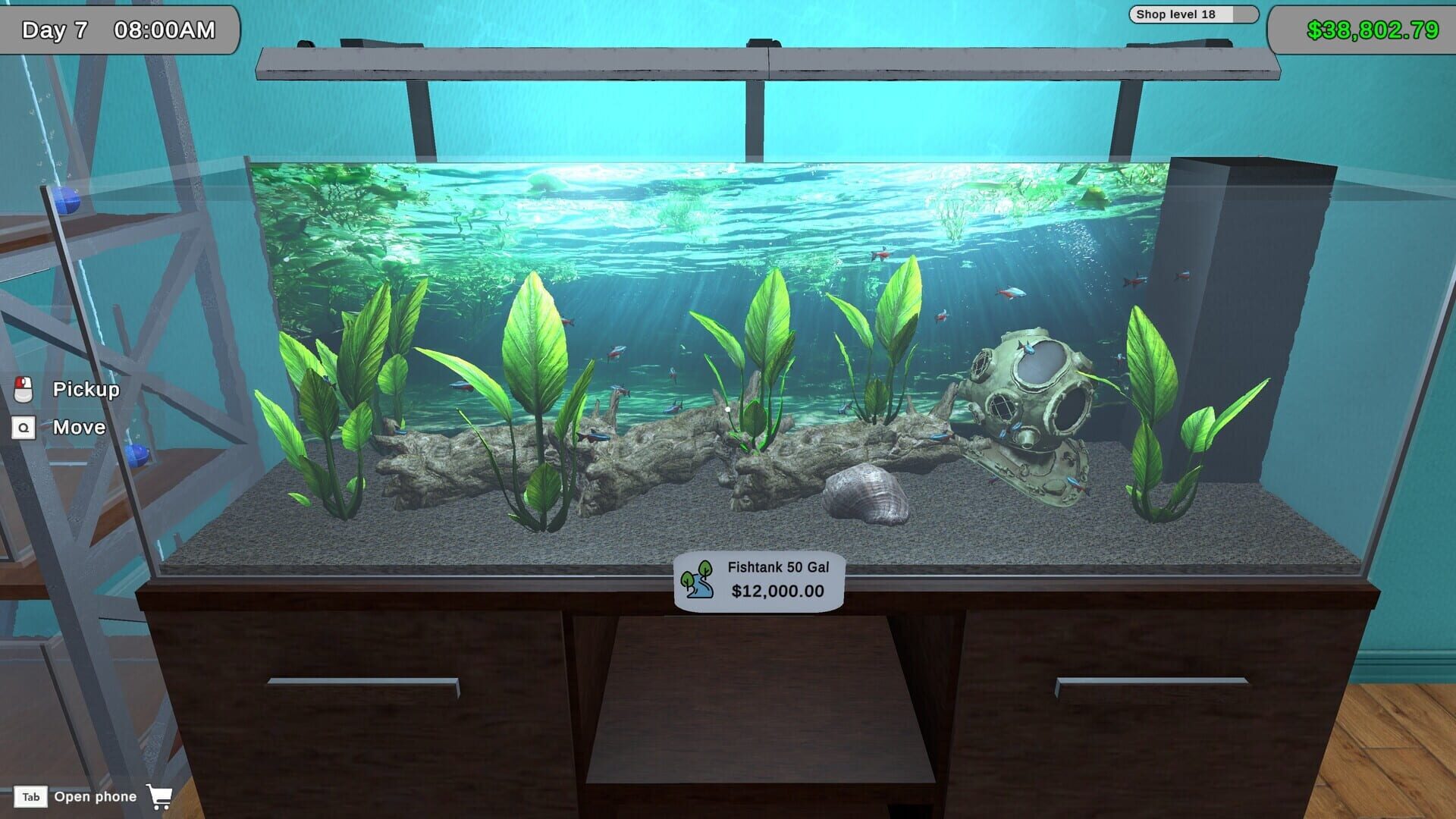 Screenshot for Fish Shop Simulator