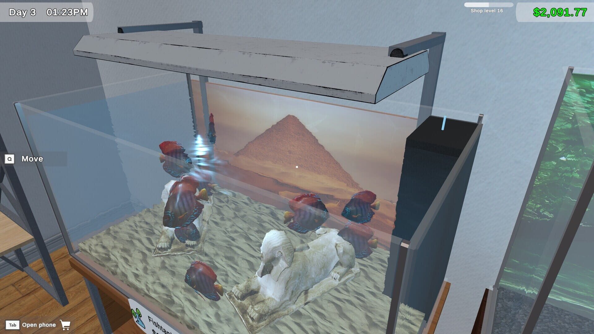 Screenshot for Fish Shop Simulator