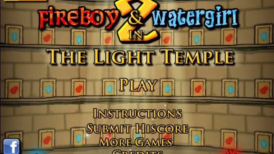 Screenshot for Fireboy & Watergirl 2: The Light Temple