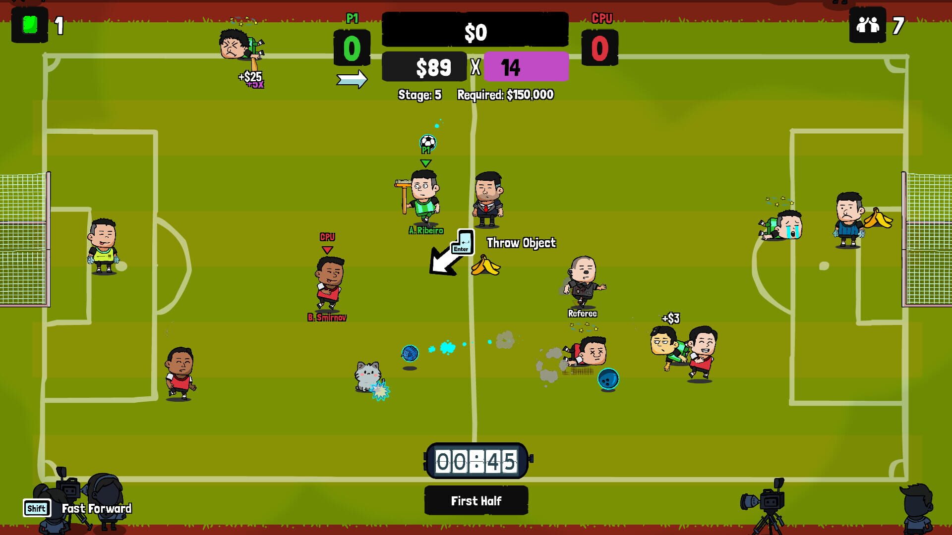 Screenshot for Super Senseless Soccer