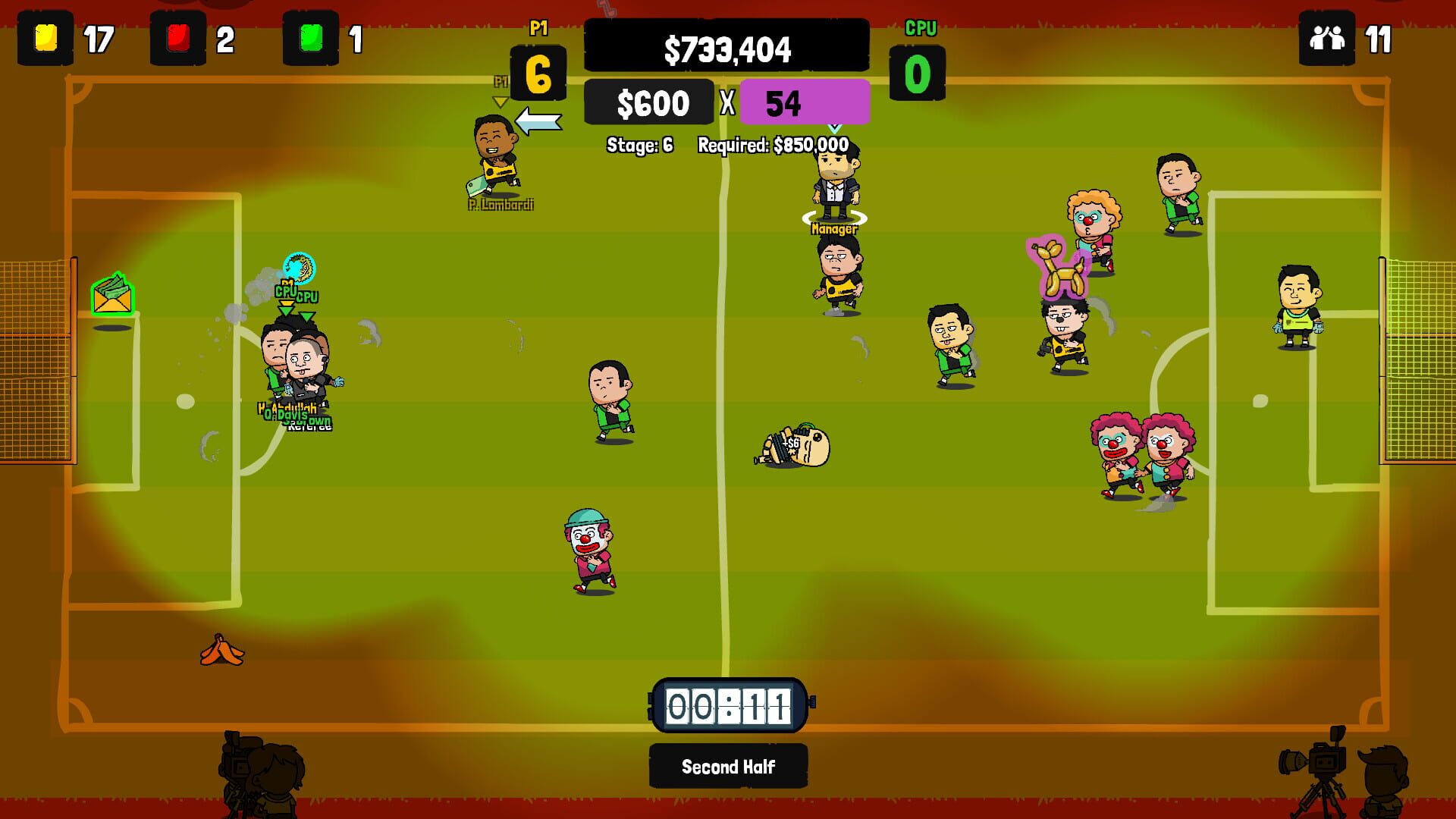 Screenshot for Super Senseless Soccer