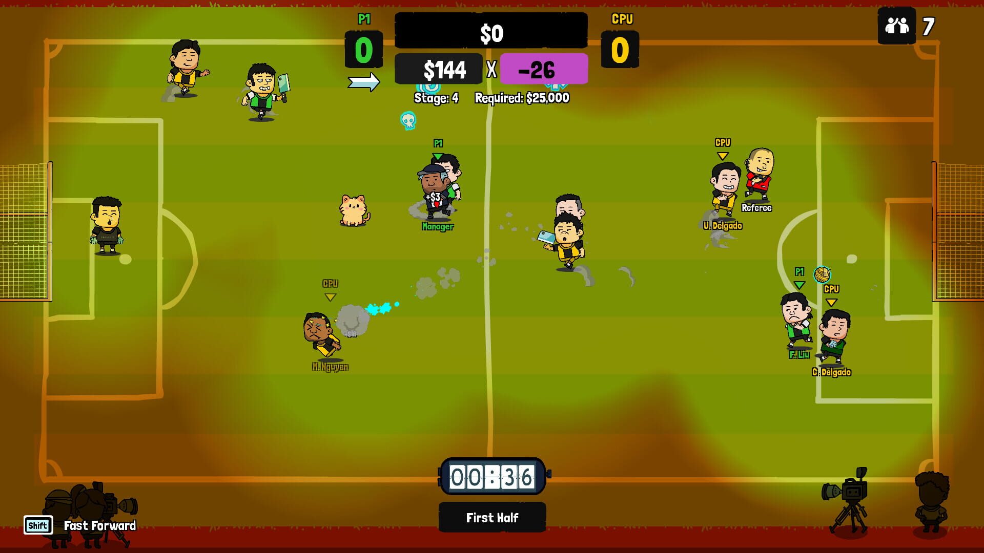 Screenshot for Super Senseless Soccer