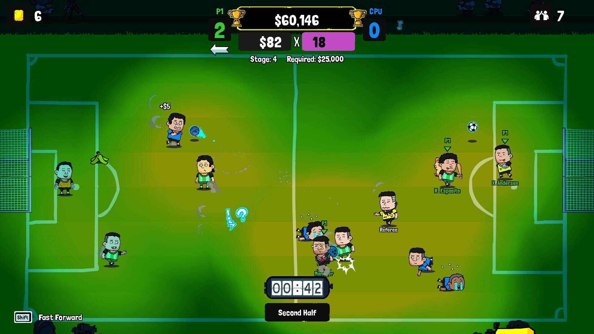 Screenshot for Super Senseless Soccer