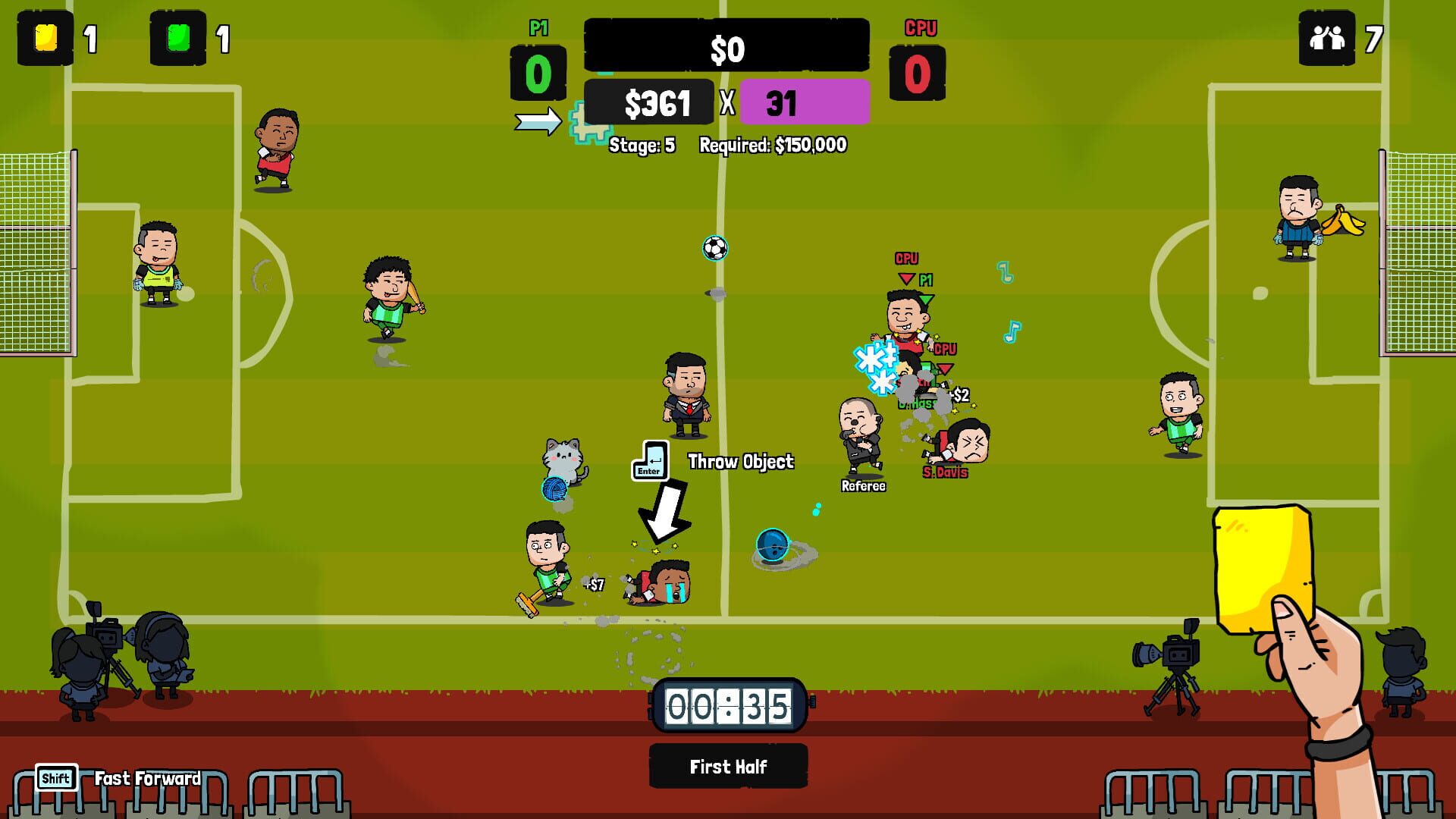 Screenshot for Super Senseless Soccer