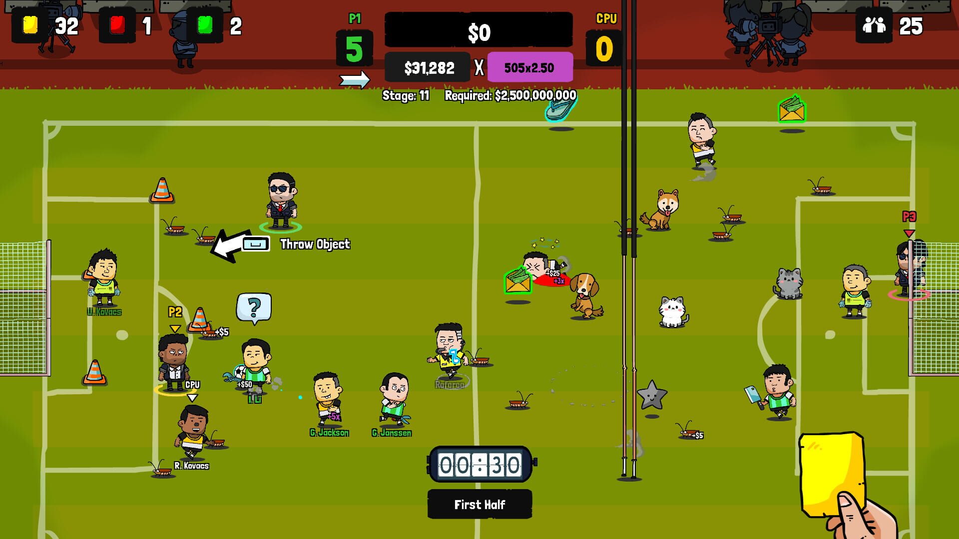 Screenshot for Super Senseless Soccer